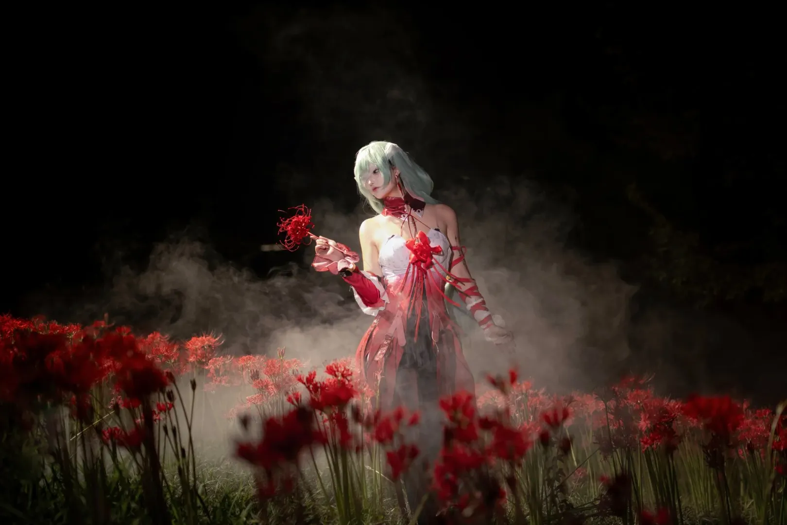 鳴潮, 二次元撮影, コスプレ写真, フローヴァ コスプレ, 彼岸花 - 2枚目