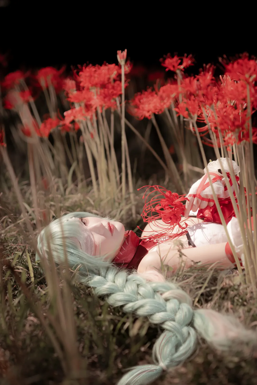 鳴潮, 二次元撮影, コスプレ写真, フローヴァ コスプレ, 彼岸花 - 5枚目