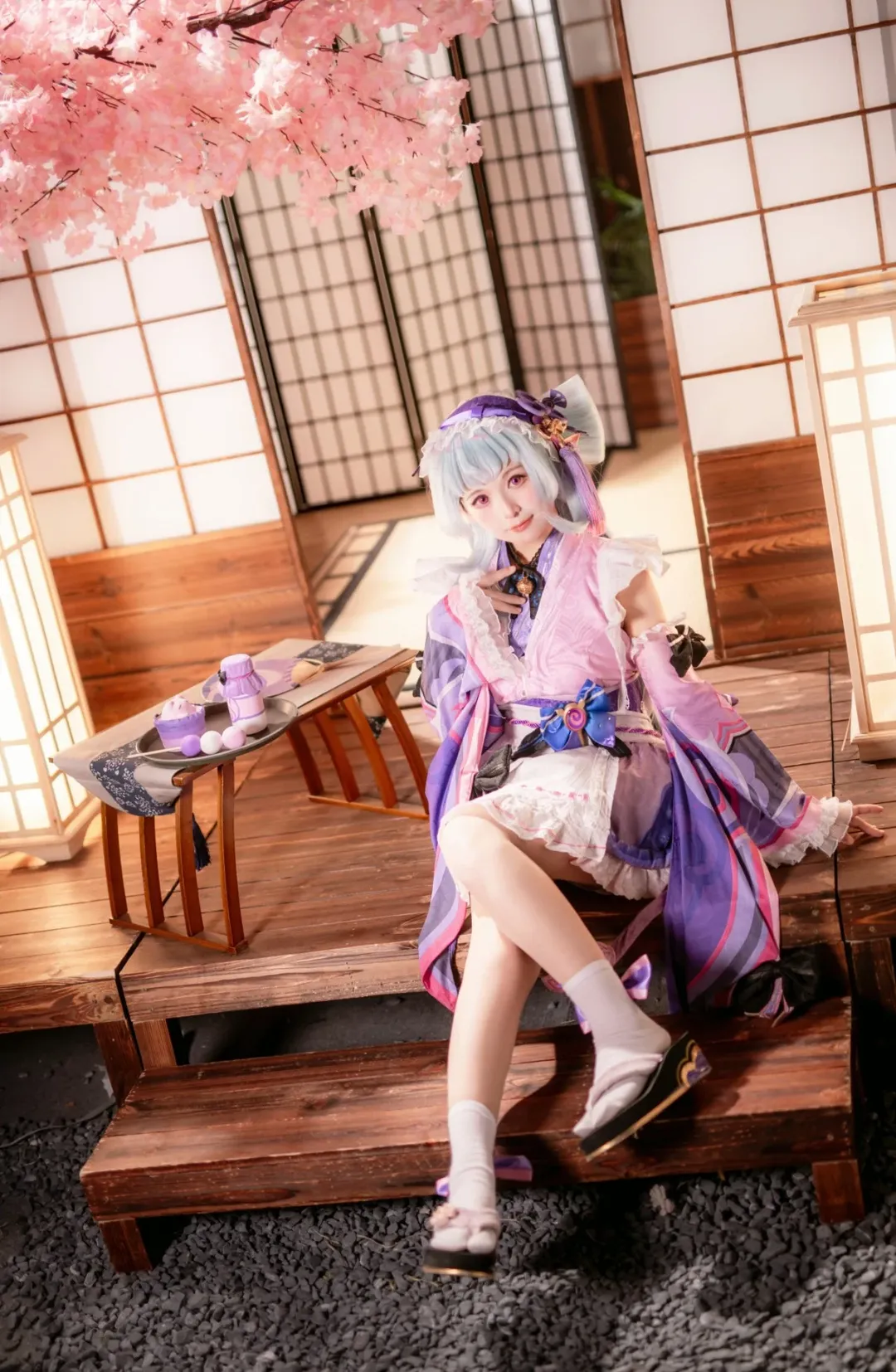 原神, 二次元摄影, 和风写真, 梦见月瑞希cos, 青岛cosplay - 第1张