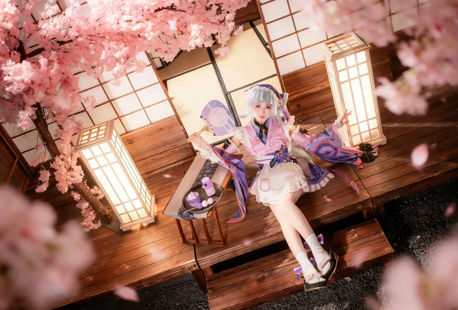 原神, 二次元摄影, 和风写真, 梦见月瑞希cos, 青岛cosplay - 第2张