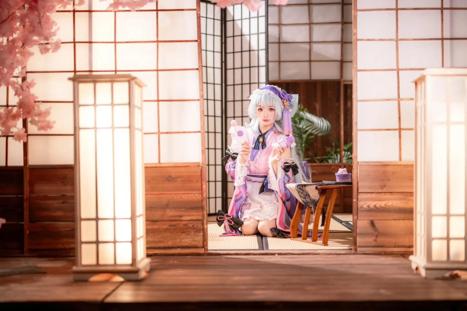 原神, 二次元摄影, 和风写真, 梦见月瑞希cos, 青岛cosplay - 第3张