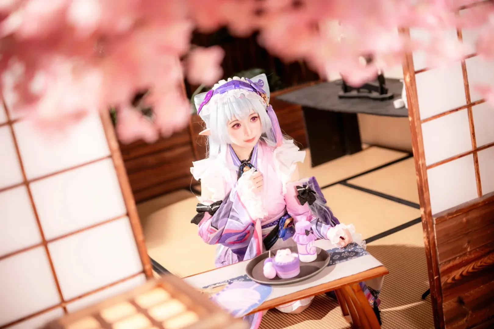 原神, 二次元摄影, 和风写真, 梦见月瑞希cos, 青岛cosplay - 第6张
