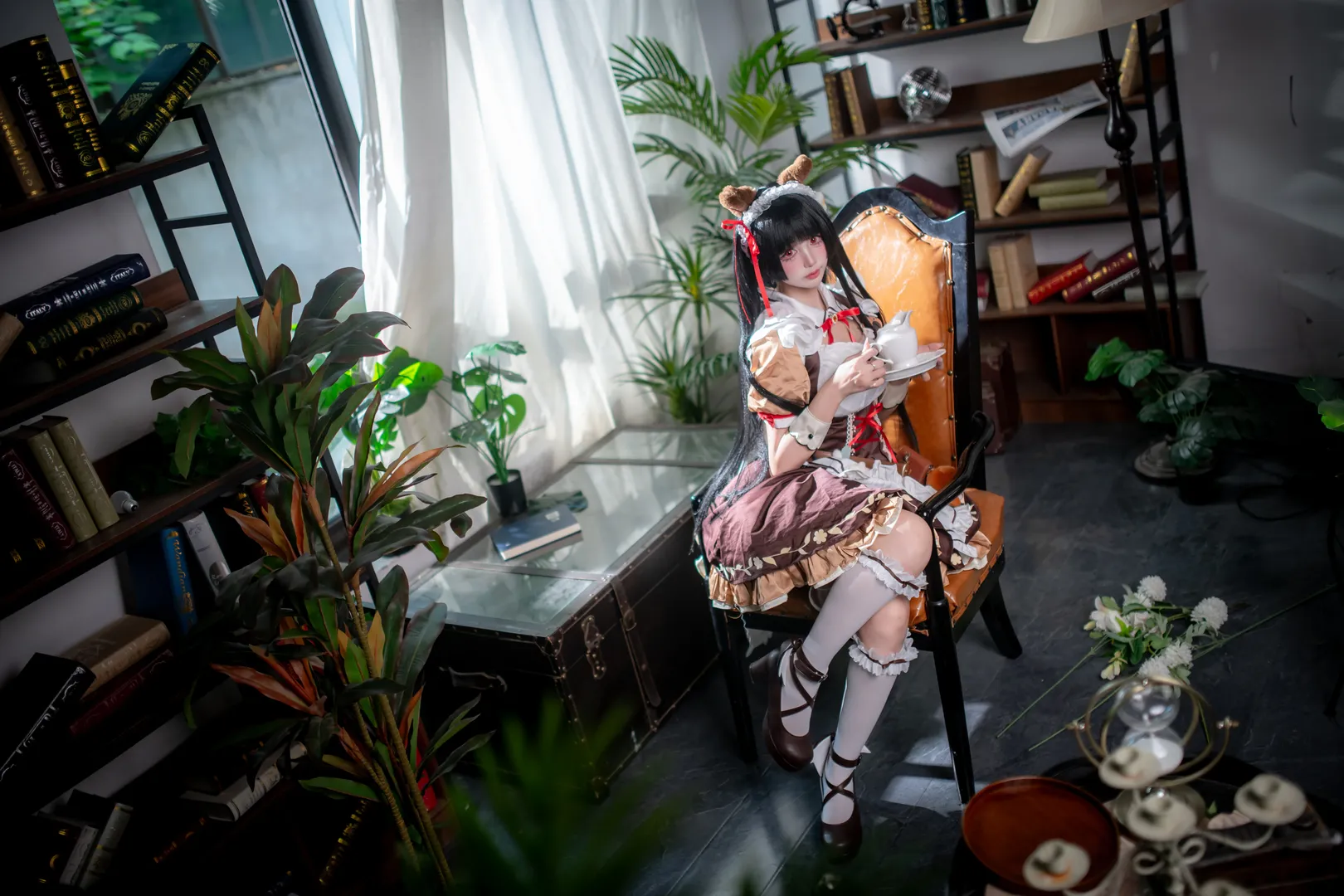 鸣潮, 二次元摄影, 女仆装, 千咲cos, cosplay正片 - 第2张