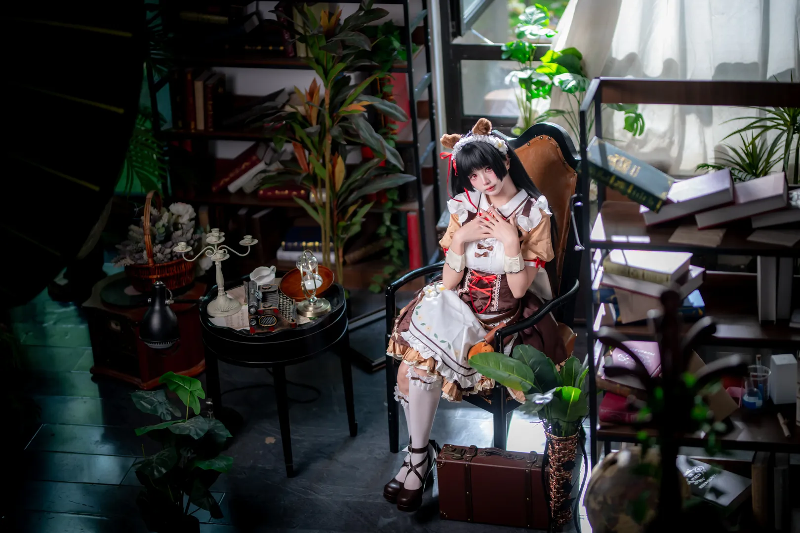 鸣潮, 二次元摄影, 女仆装, 千咲cos, cosplay正片 - 第6张