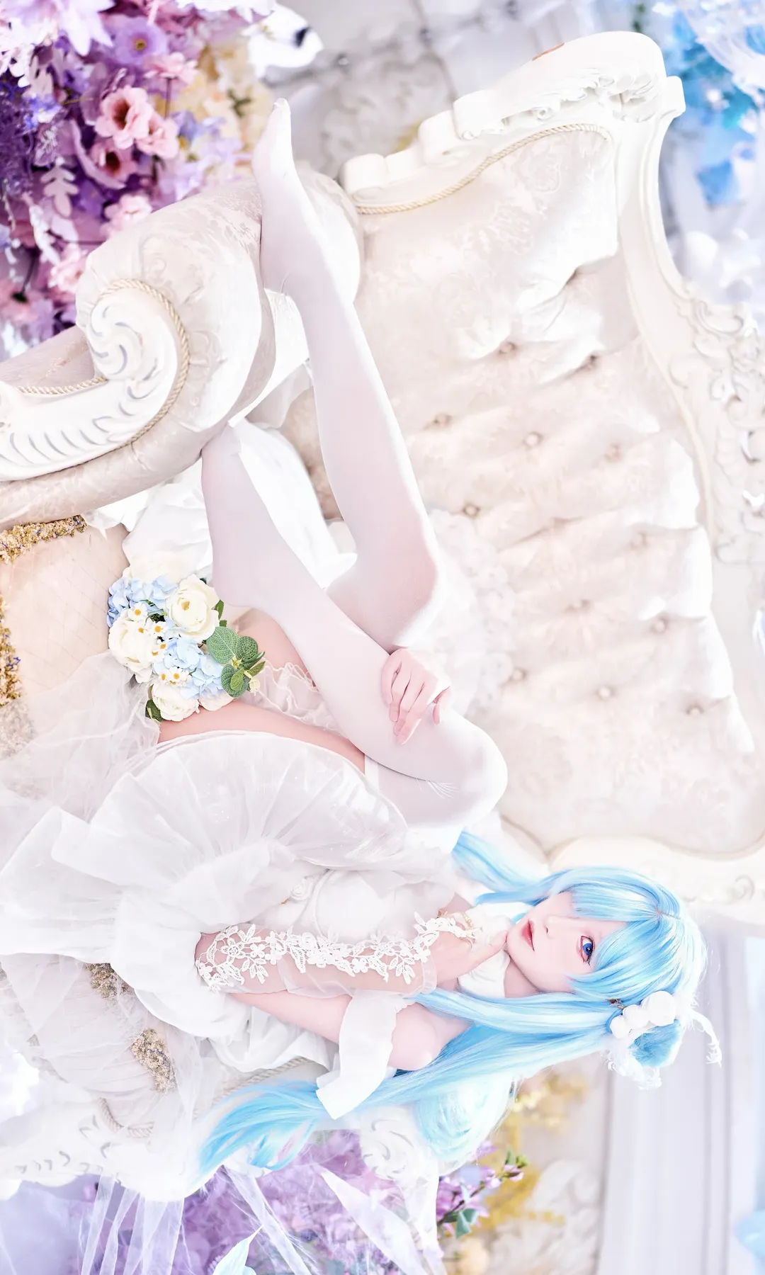 碧蓝航线, 花嫁cos, 雅努斯cos, 白丝摄影, 二次元唯美