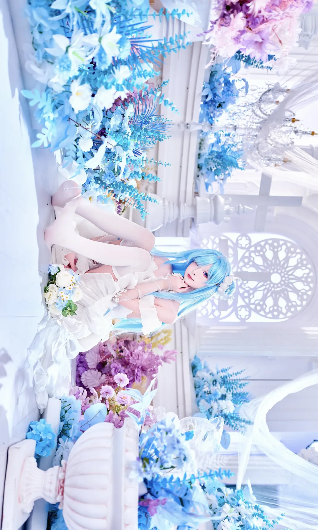 碧蓝航线, 花嫁cos, 雅努斯cos, 白丝摄影, 二次元唯美 - 第3张