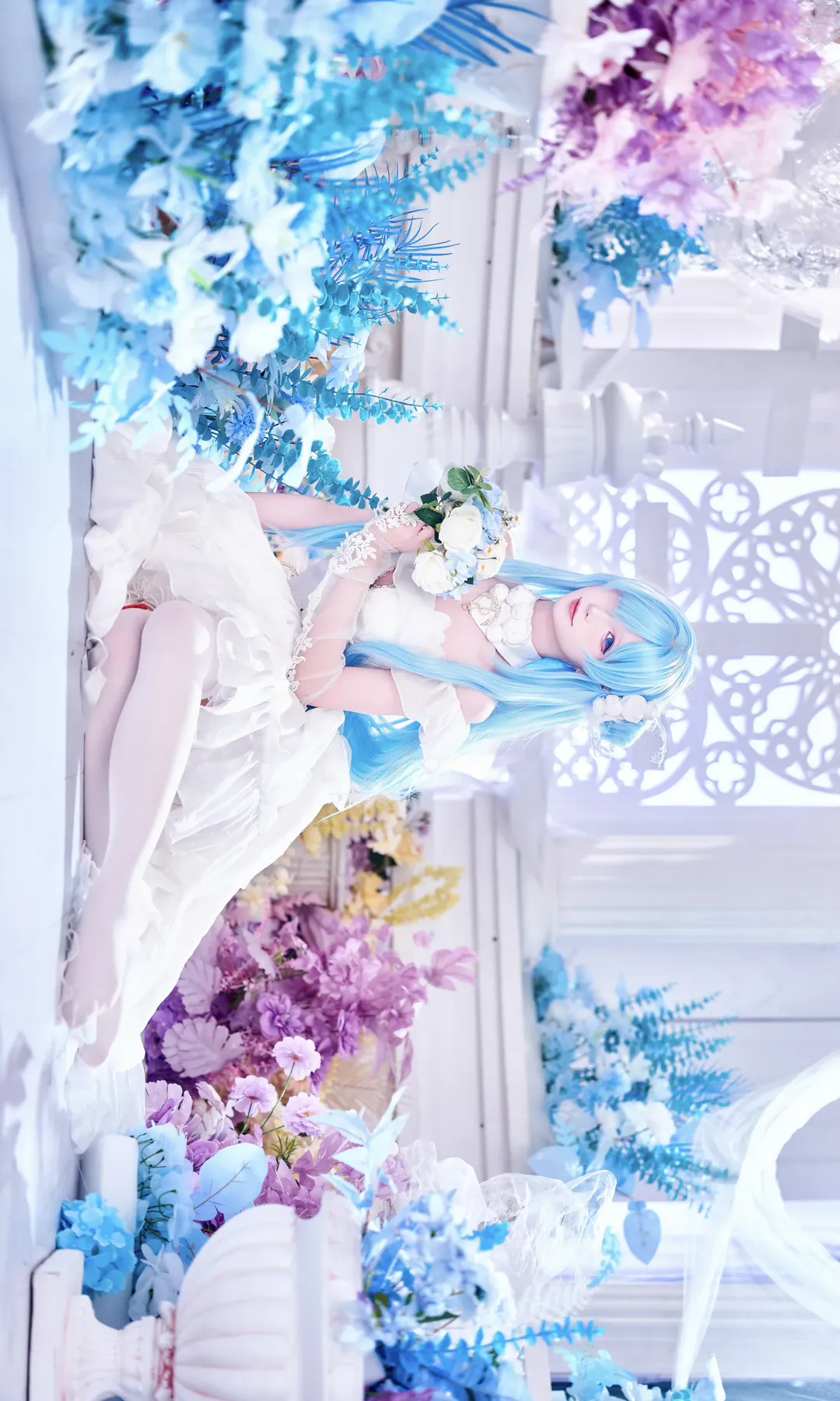 碧蓝航线, 花嫁cos, 雅努斯cos, 白丝摄影, 二次元唯美 - 第4张