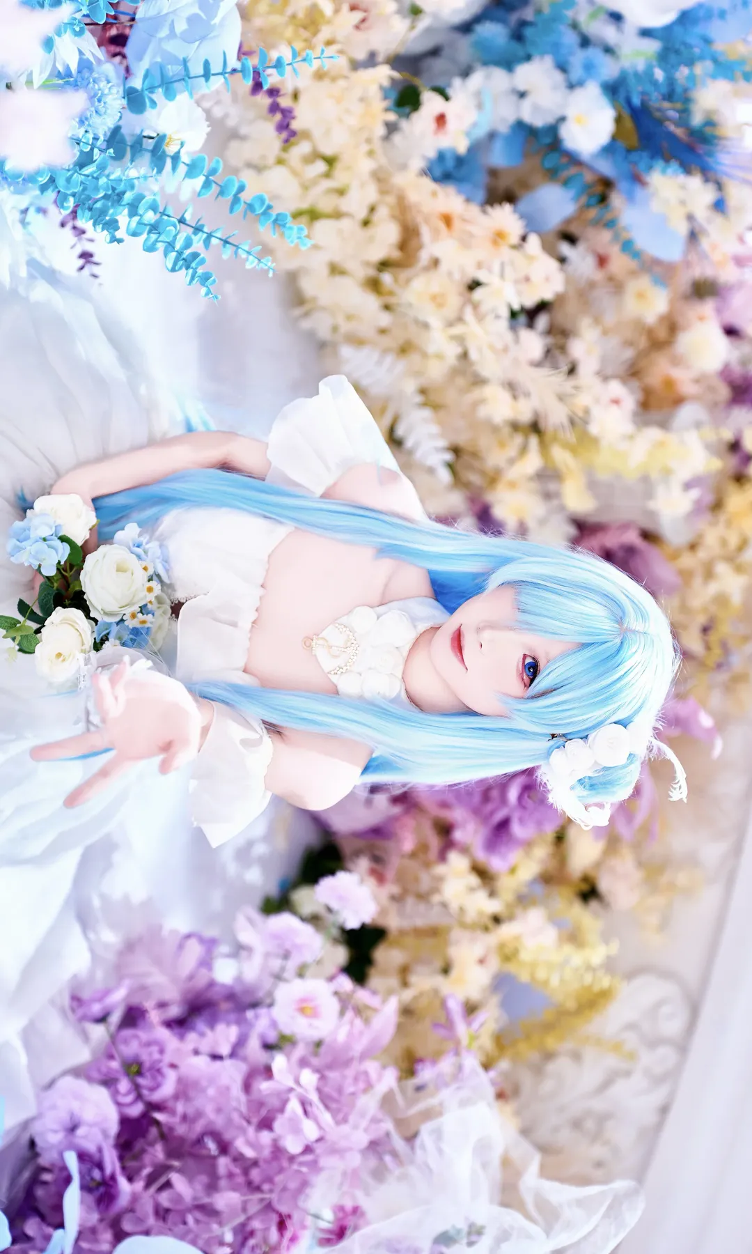 碧蓝航线, 花嫁cos, 雅努斯cos, 白丝摄影, 二次元唯美 - 第5张