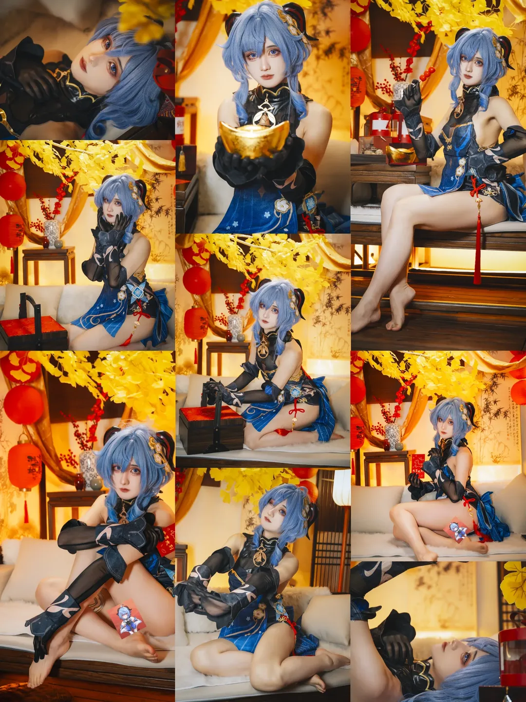 原神, 甘雨cos, cosplay, 海灯节, 新春cos - 第1张