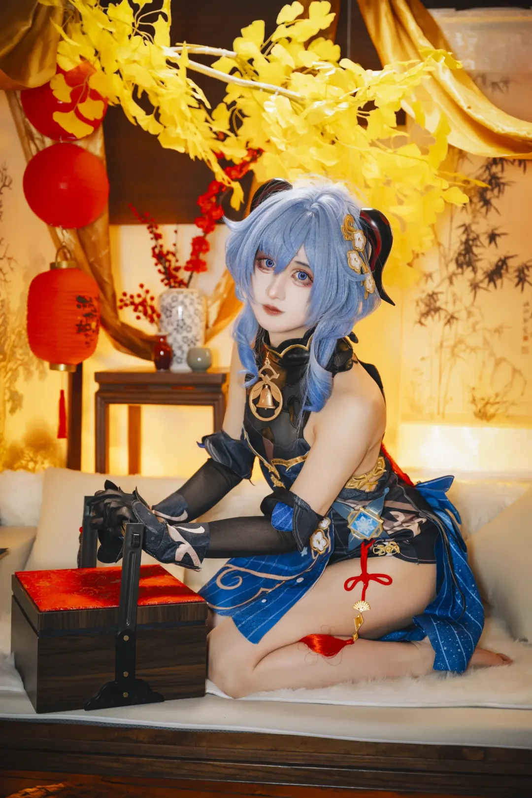 原神, 甘雨cos, cosplay, 海灯节, 新春cos - 第10张