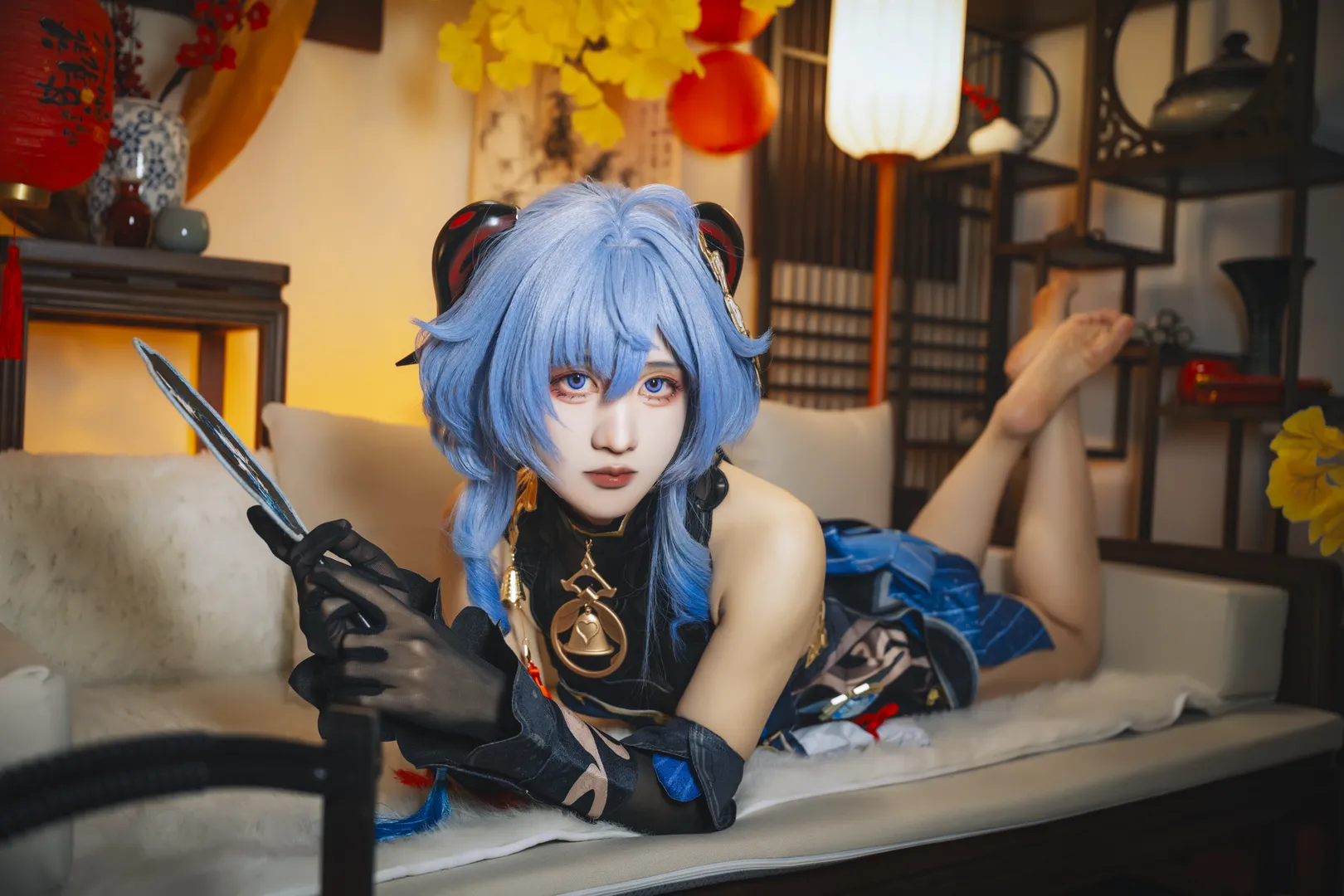 原神, 甘雨cos, 角色扮演摄影, 国风二次元, 元宵节cosplay - 第13张