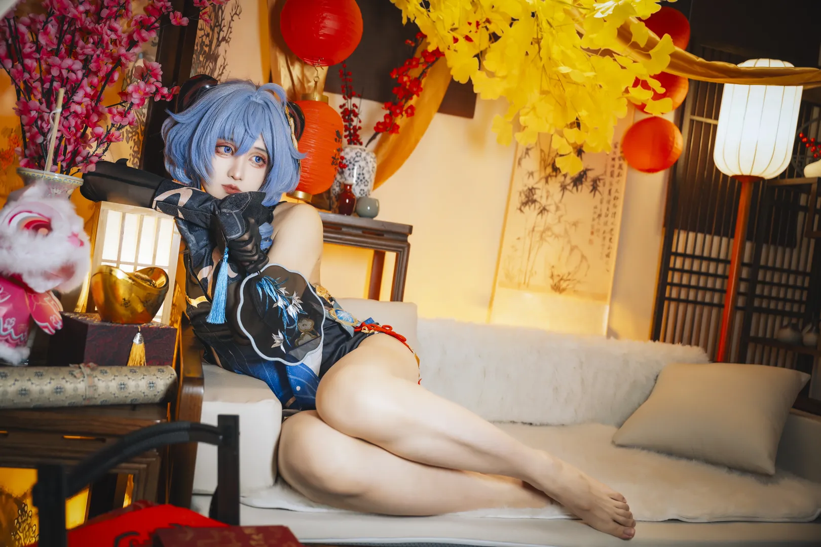 原神, 甘雨cos, 角色扮演摄影, 国风二次元, 元宵节cosplay - 第14张