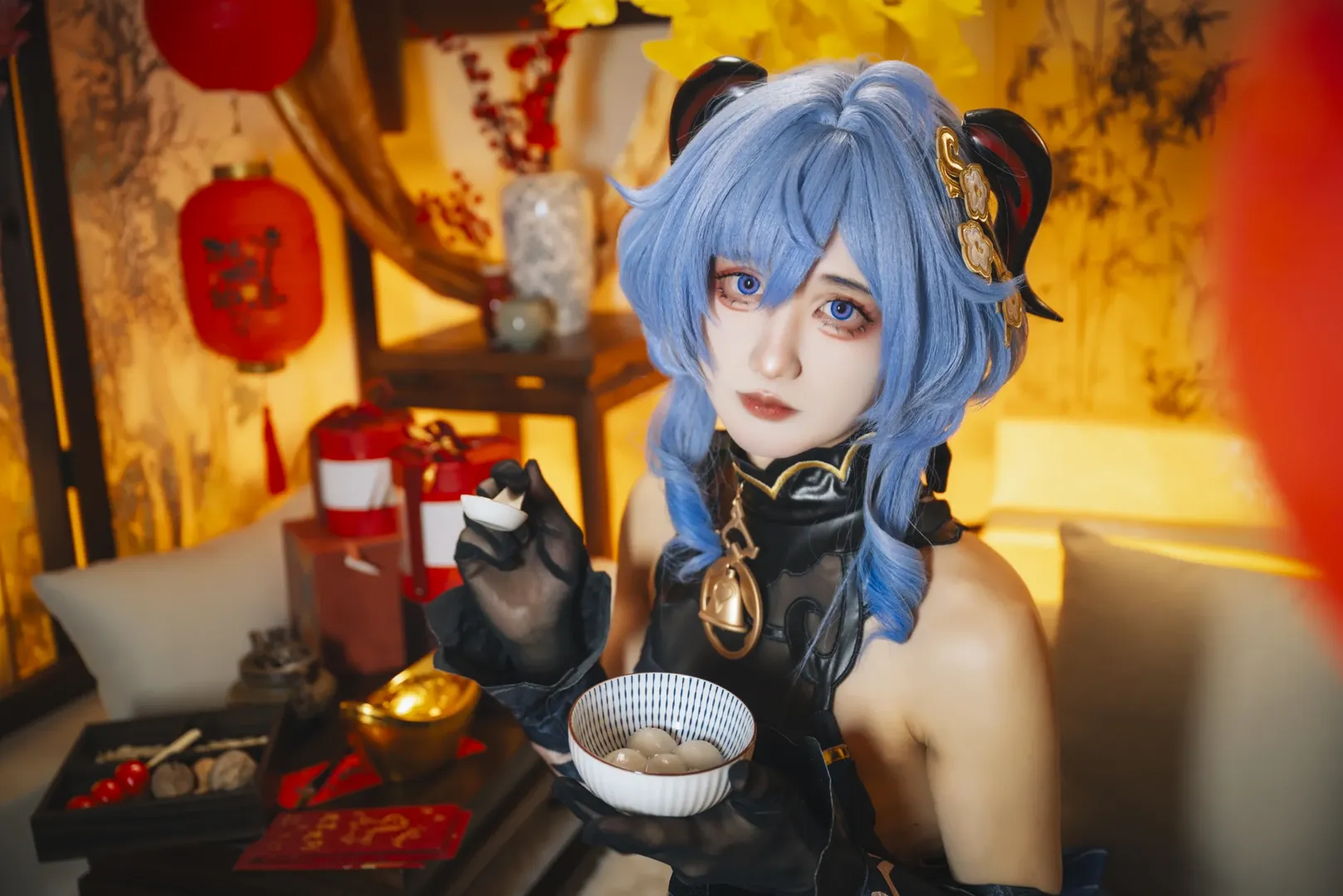 原神, 甘雨cos, 角色扮演摄影, 国风二次元, 元宵节cosplay - 第2张