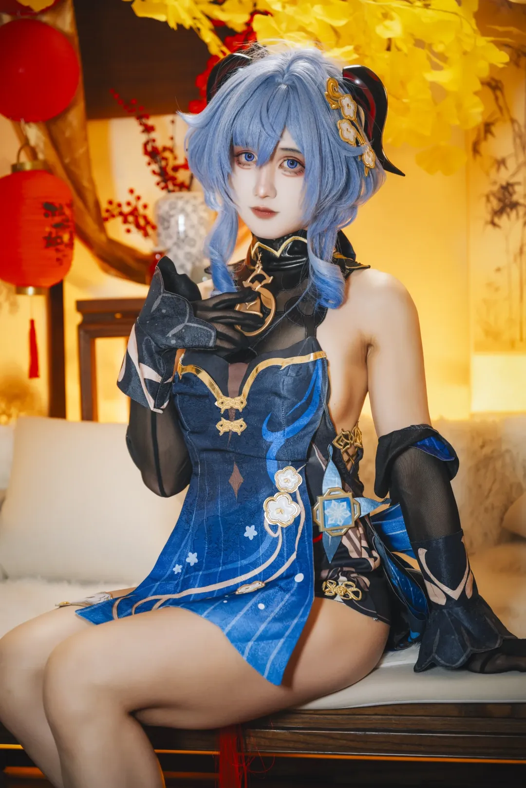 原神, 甘雨cos, 角色扮演摄影, 国风二次元, 元宵节cosplay - 第7张
