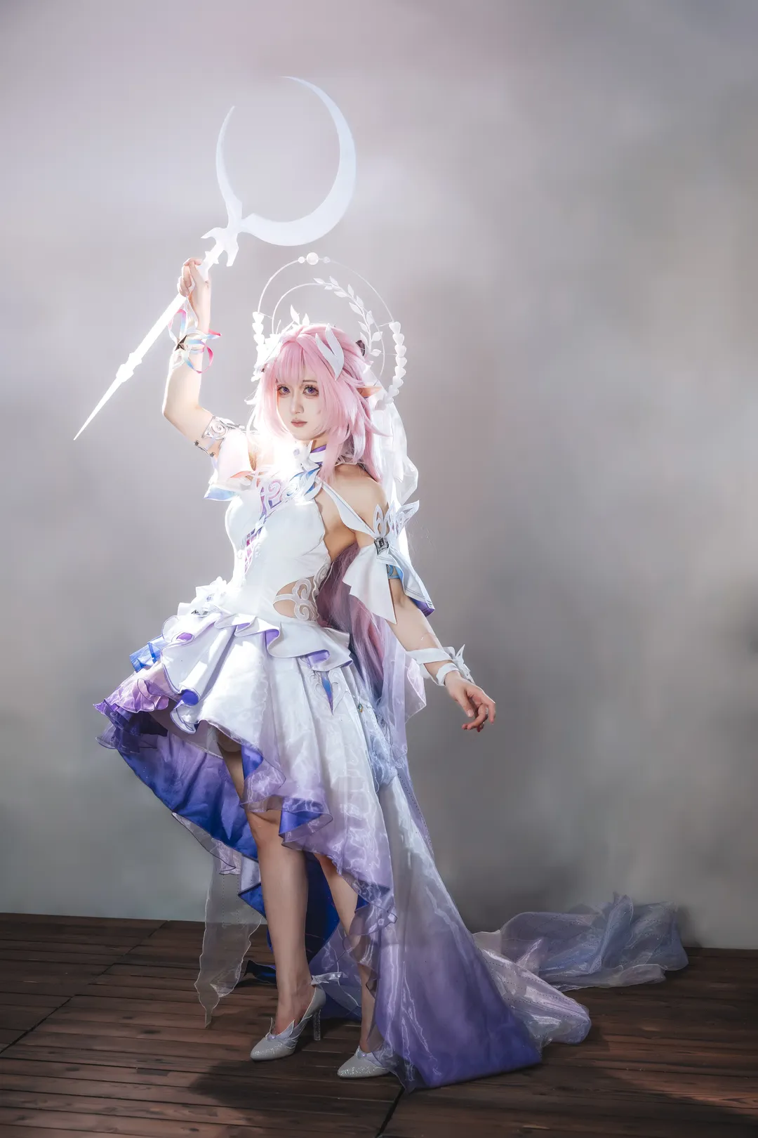 二次元攝影, 昔漣cos, 崩壞星穹鐵道, cosplay試妝, 粉色假髮造型 - 第3張