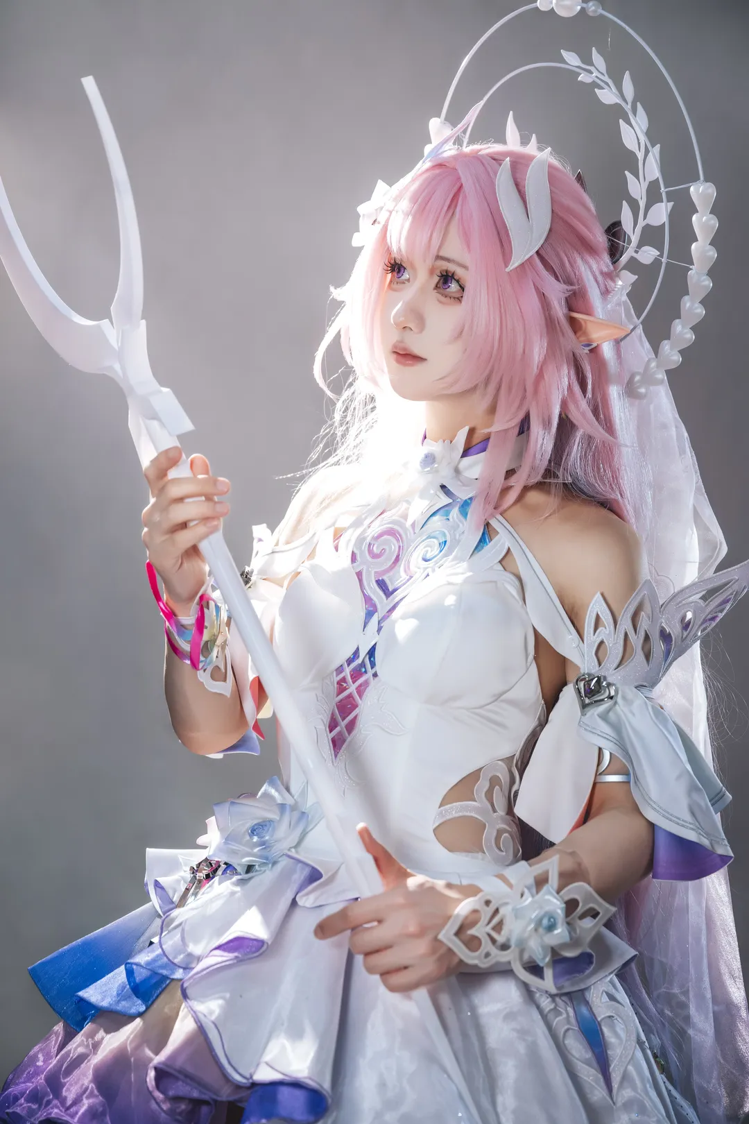 二次元攝影, 昔漣cos, 崩壞星穹鐵道, cosplay試妝, 粉色假髮造型 - 第6張