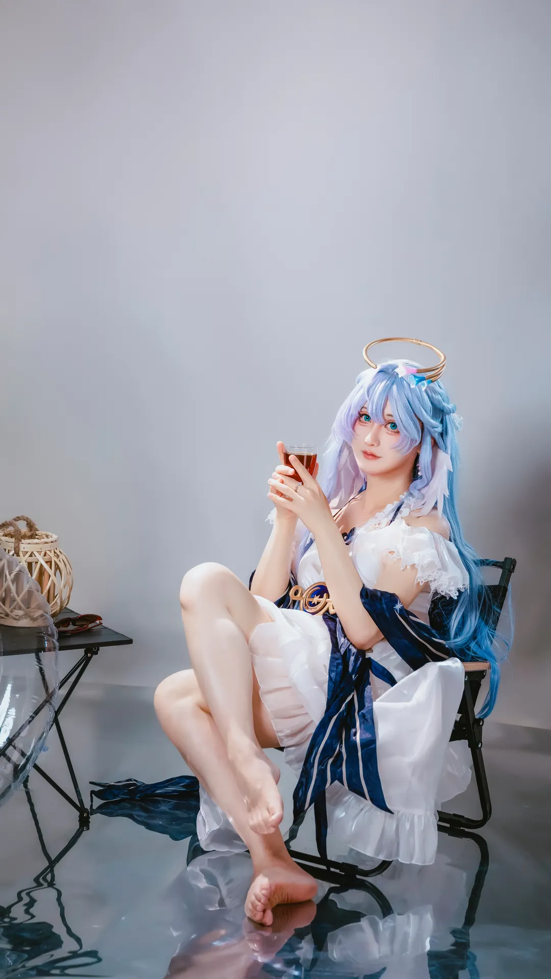 崩坏星穹铁道, 知更鸟cos, 私设cos, cosplay摄影, 光脚cos