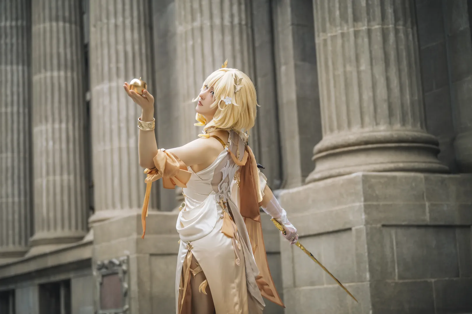 阿格莱雅cos, 崩坏星穹铁道, cosplay摄影, 古典风cos, 阿格莱雅服装 - 第7张