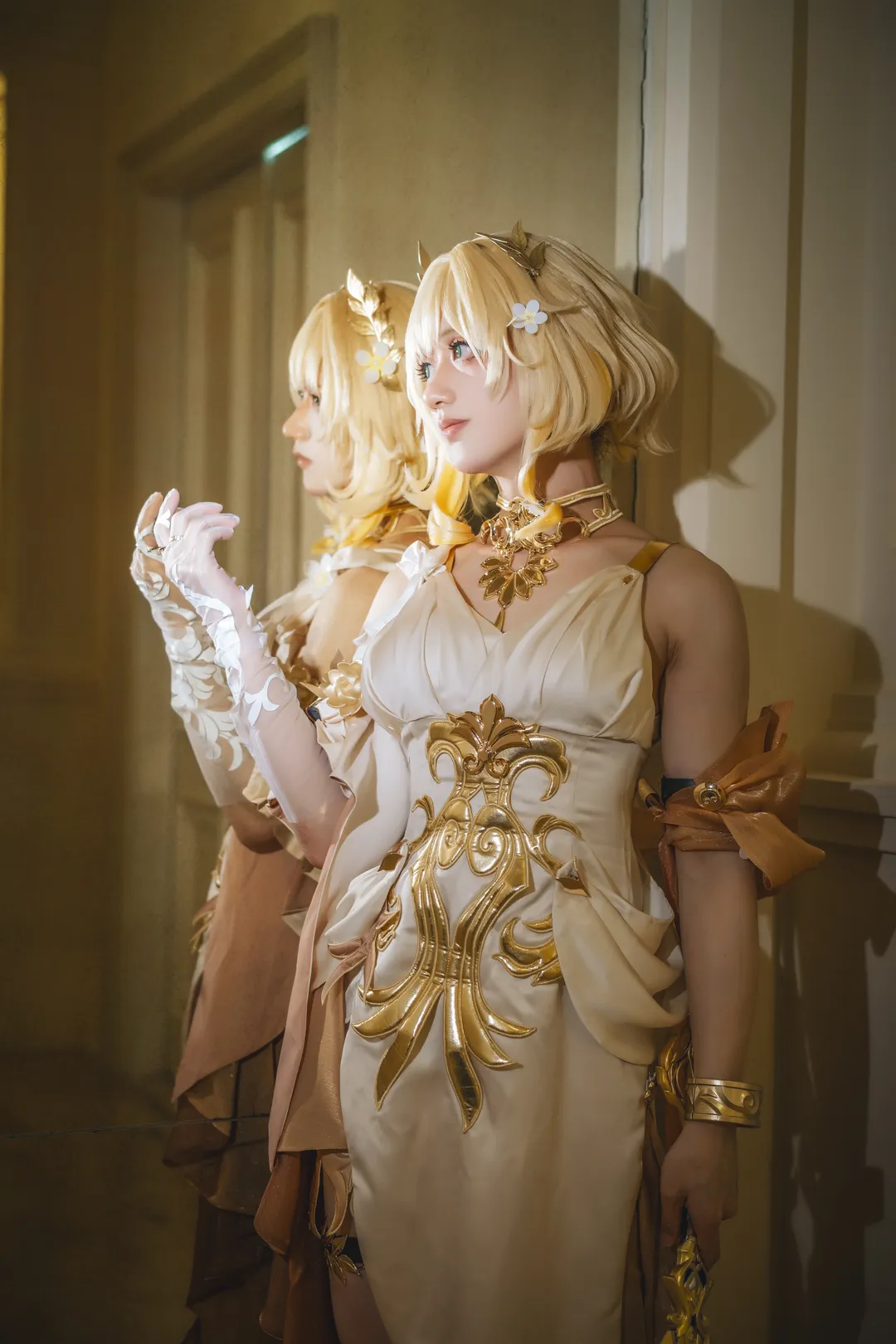 阿格莱雅cos, 崩坏星穹铁道, cosplay摄影, 古典风cos, 阿格莱雅服装 - 第9张