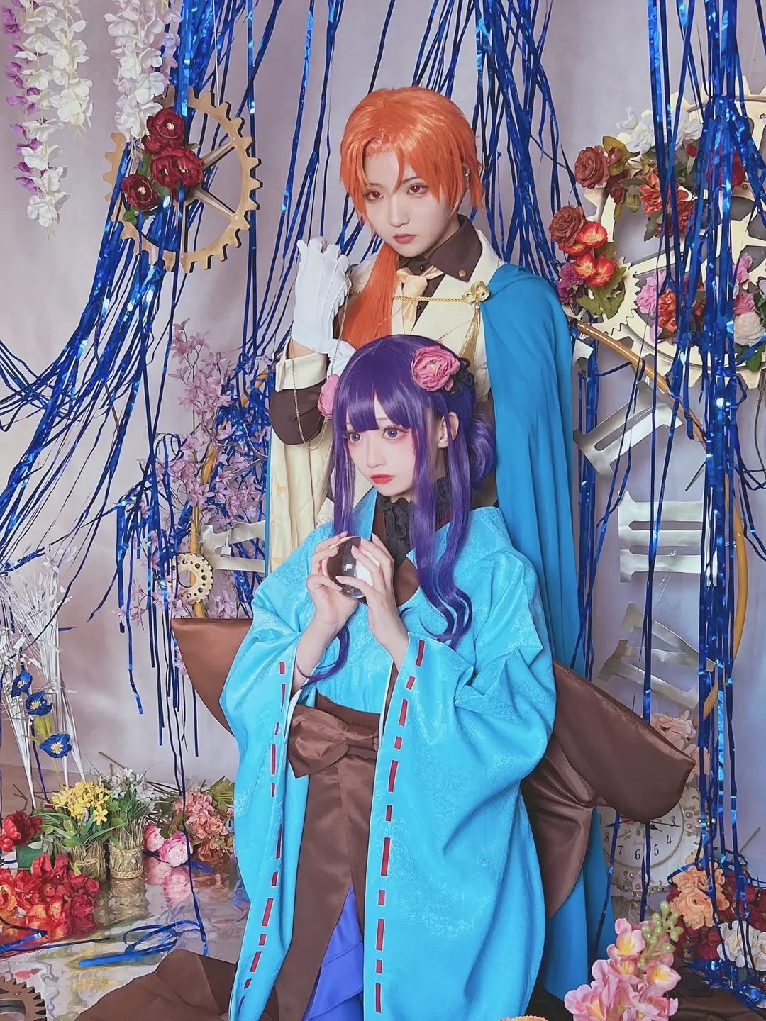 和风摄影, 双人cosplay, 苍井茜cos, 地缚少年花子君, 赤根葵cos - 第2张