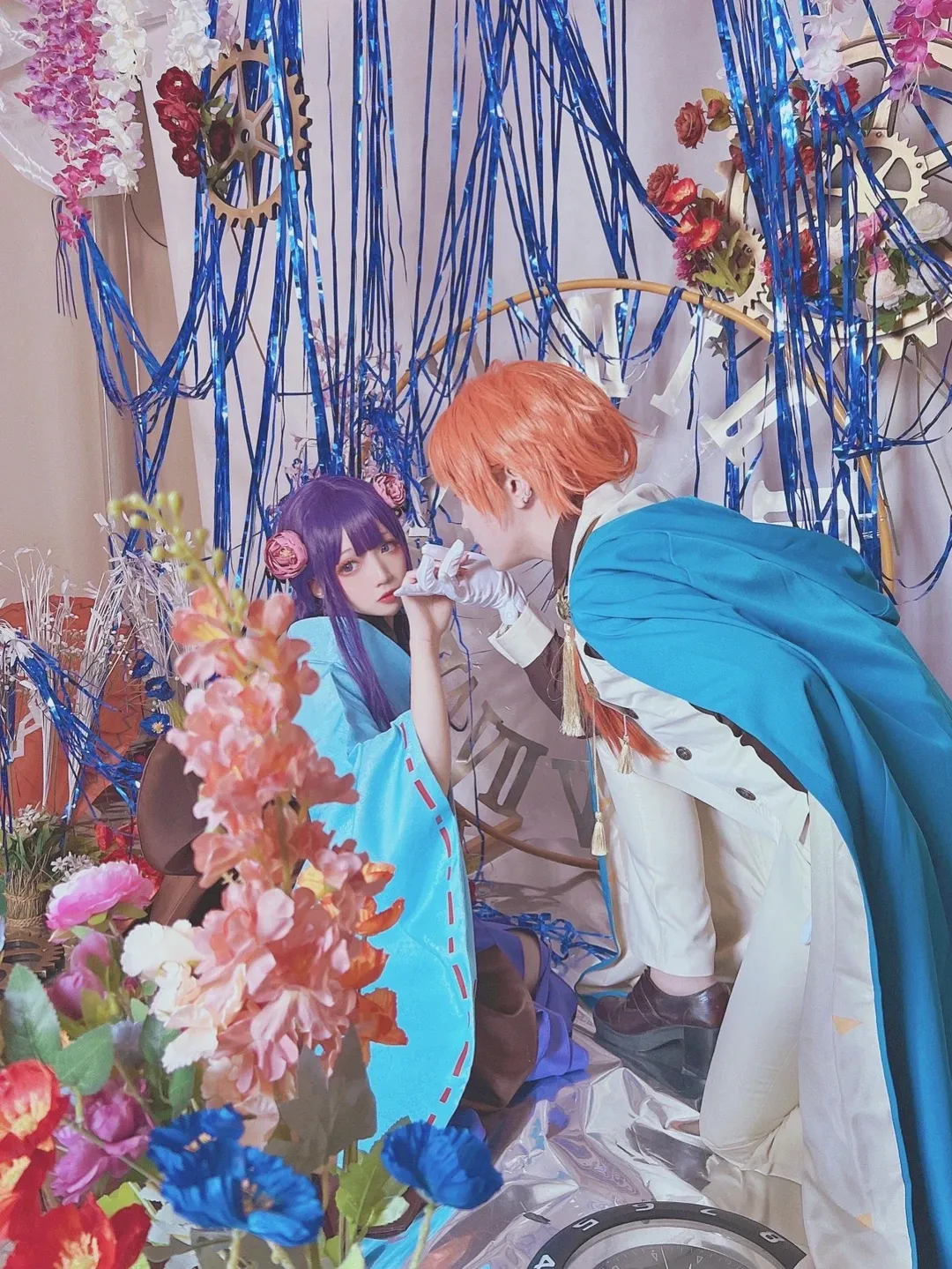 和风摄影, 双人cosplay, 苍井茜cos, 地缚少年花子君, 赤根葵cos