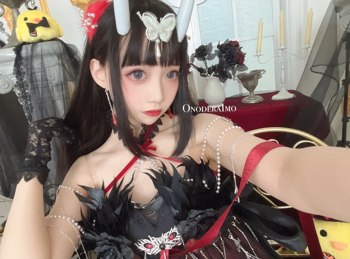 碧蓝航线, 能代cos, 二次元cos, 红黑配色, 花嫁cosplay - 第5张