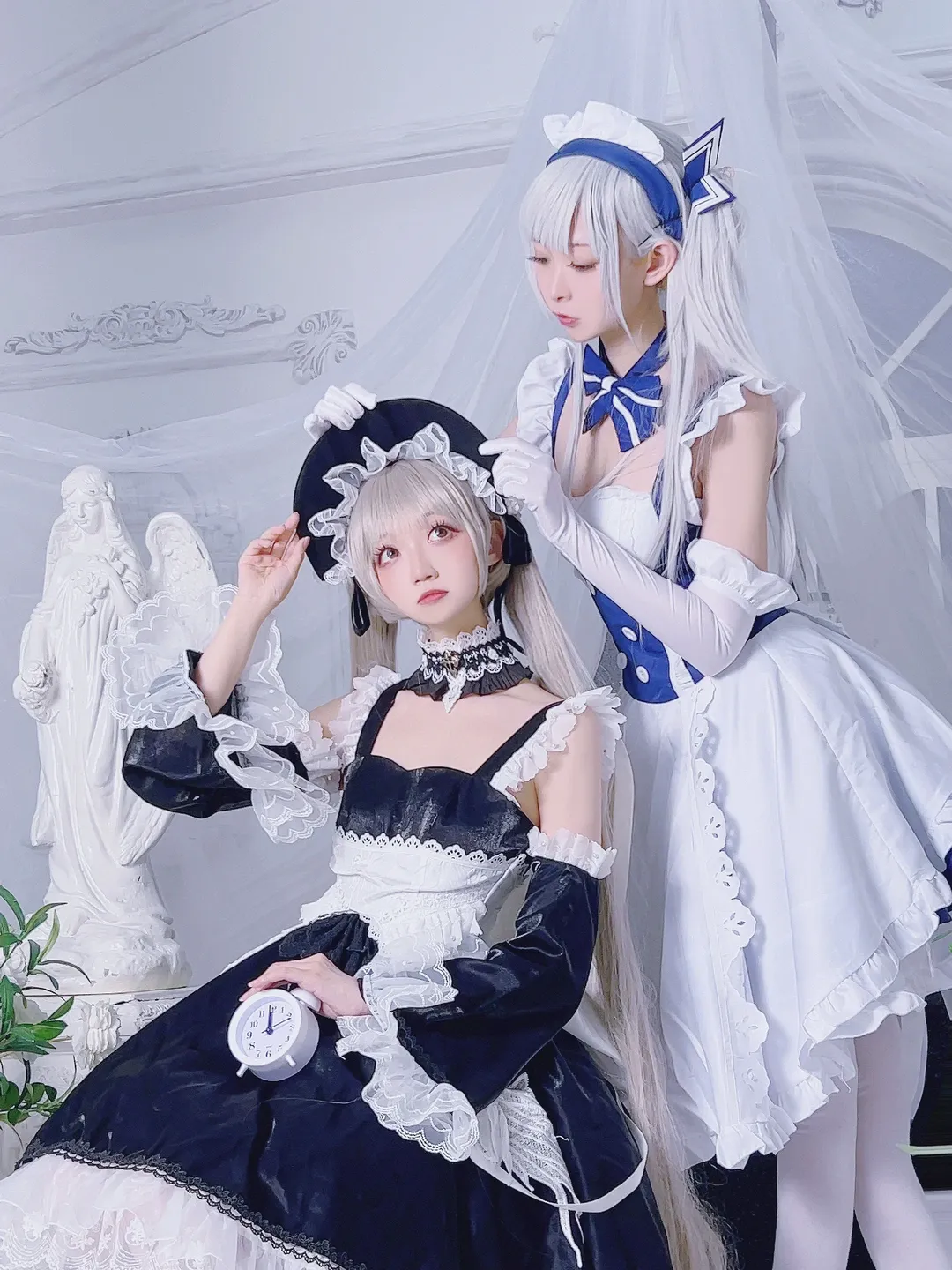 碧蓝航线, 女仆装cos, 双人cosplay, 小可畏cos, 小贝法cos - 第4张