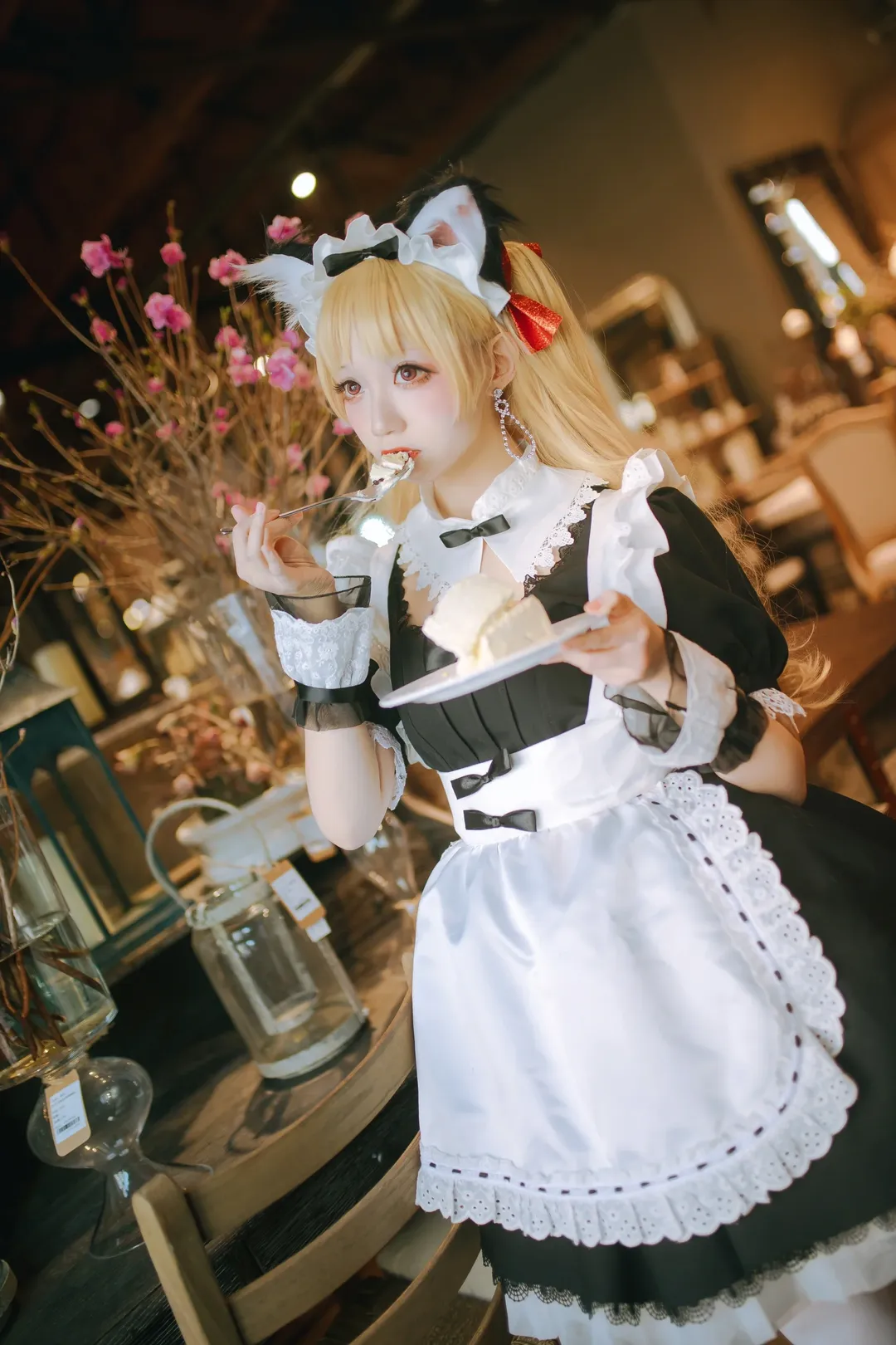 cosplay, Fate/Grand Order, 女仆装, 兽耳娘, 艾蕾什基伽尔cos - 第1张