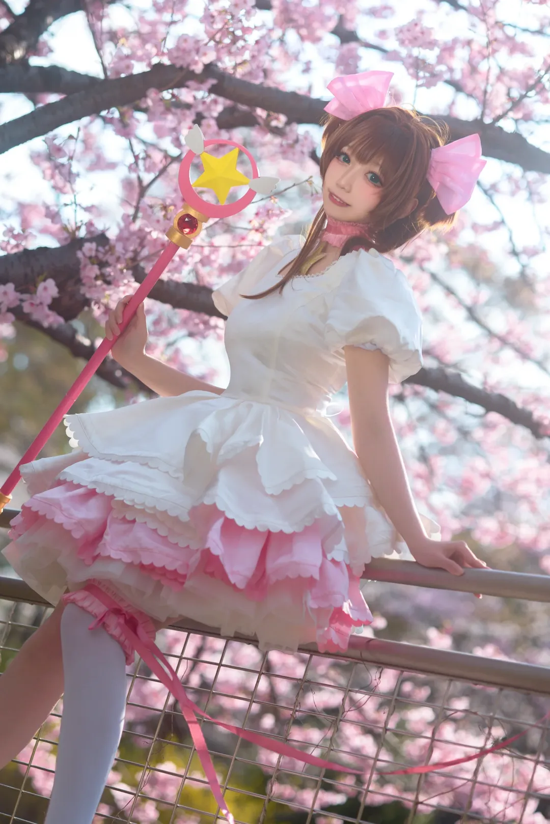 二次元少女, 木之本樱cos, 魔卡少女樱, 樱花季cos, 春天氛围感 - 第2张