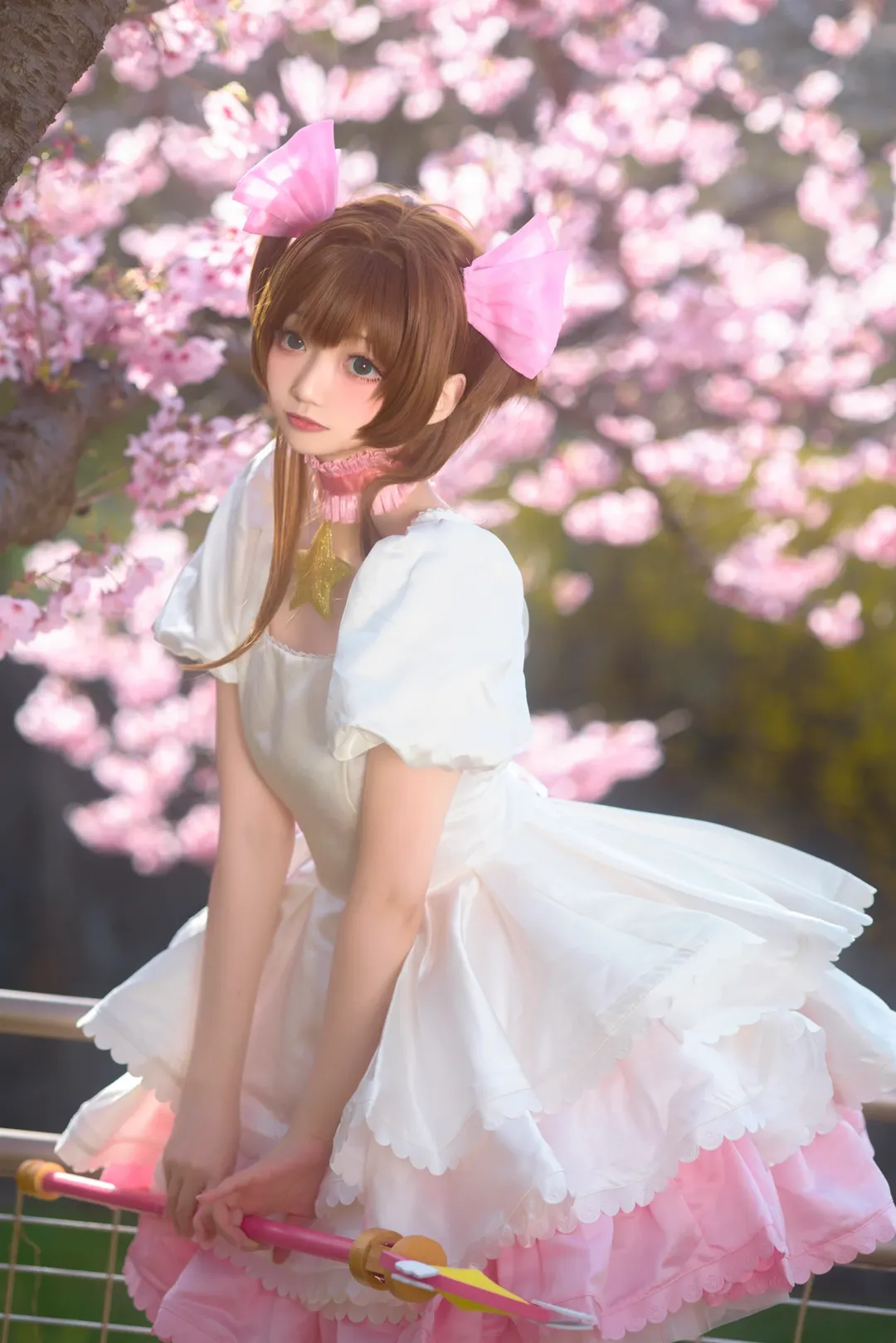 二次元少女, 木之本樱cos, 魔卡少女樱, 樱花季cos, 春天氛围感 - 第3张