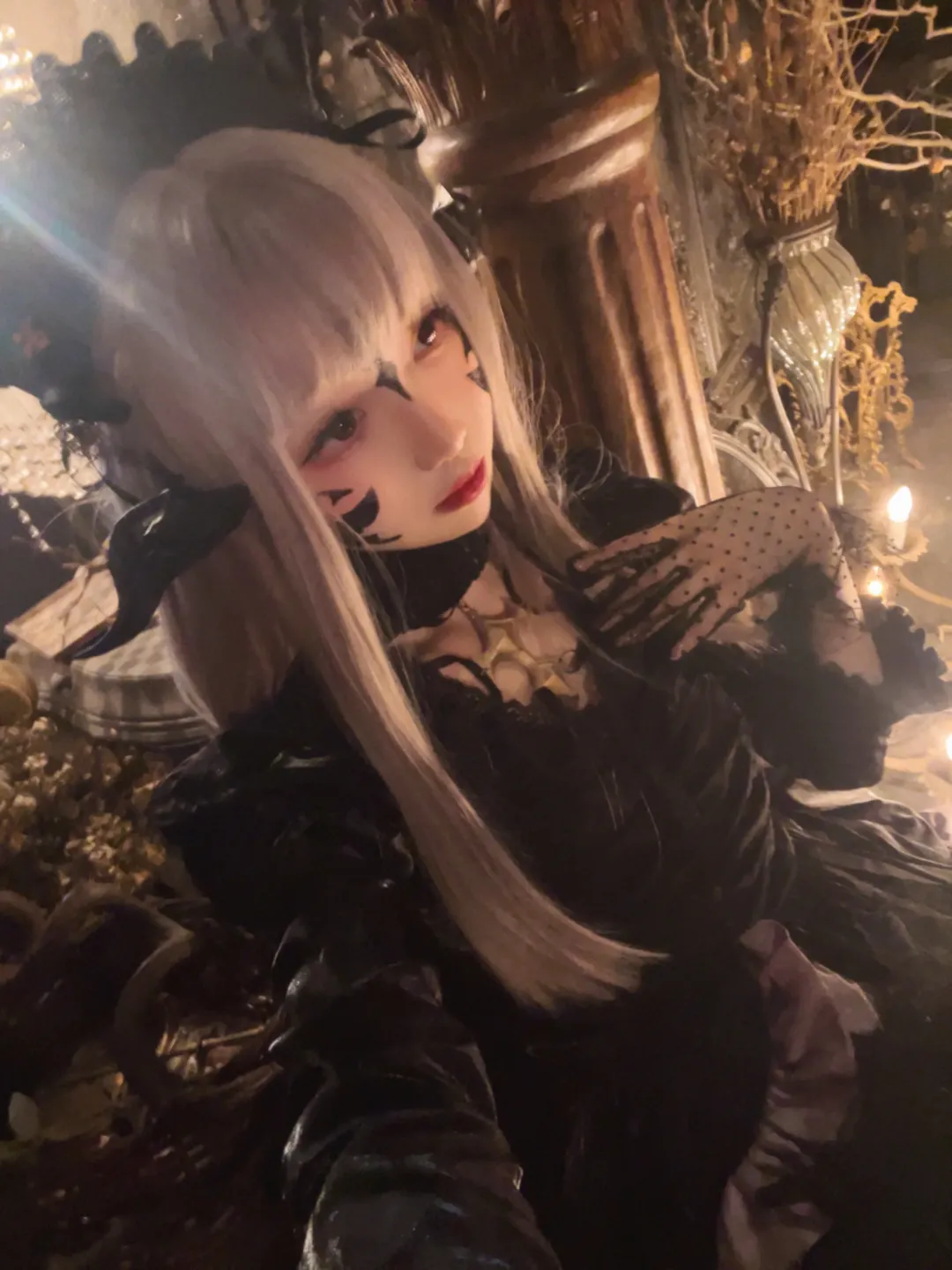 ゴシック・ロリータ, 竜娘コスプレ, ファイナルファンタジーXIV, 自作小道具, アウラ族魔女コスプレ - 3枚目