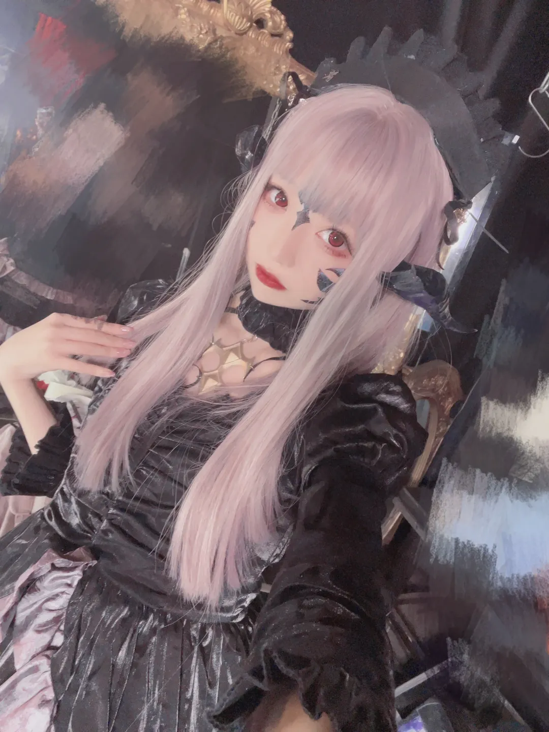 ゴシック・ロリータ, 竜娘コスプレ, ファイナルファンタジーXIV, 自作小道具, アウラ族魔女コスプレ - 5枚目