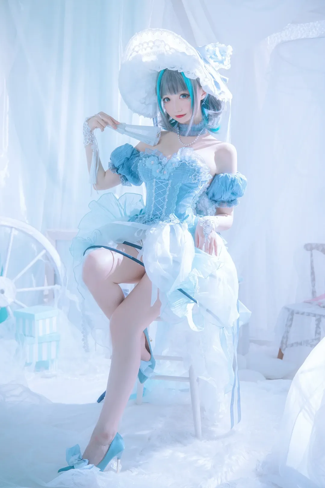 コスプレ, 二次元撮影, チェシャー コスプレ, アズールレーン, 洋装スタイル