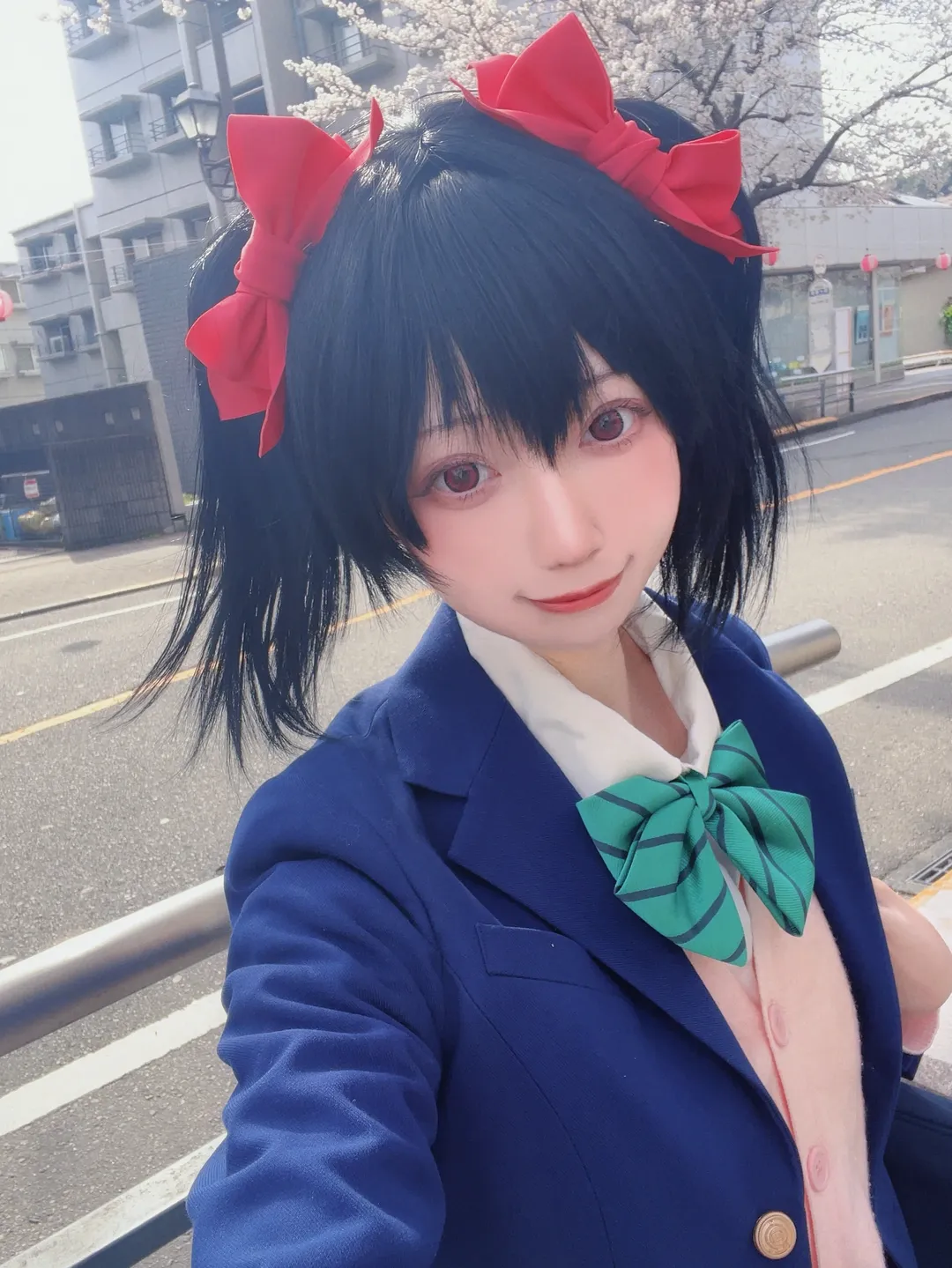 JK制服, LoveLive, 樱花外景, 矢泽妮可cos, 校园偶像 - 第3张