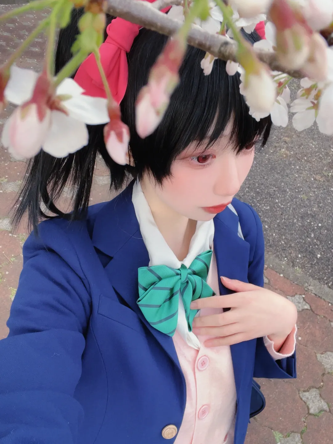 JK制服, LoveLive, 樱花外景, 矢泽妮可cos, 校园偶像 - 第6张