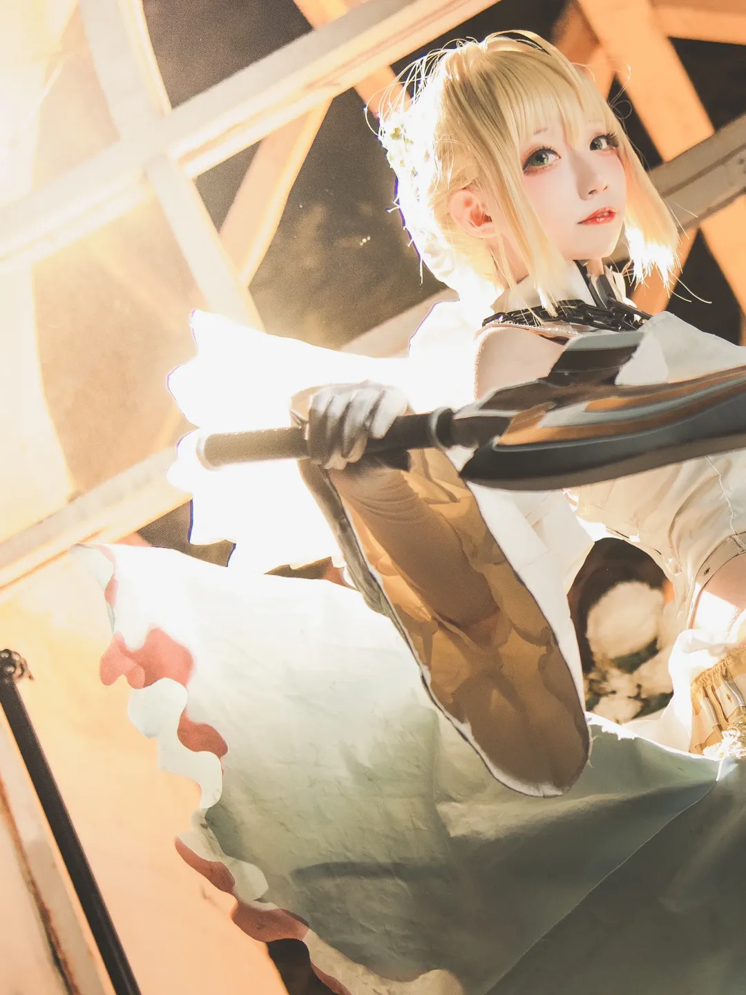 角色扮演, Fate/Grand Order, Cosplay摄影, 尼禄花嫁cos, 实景外拍
