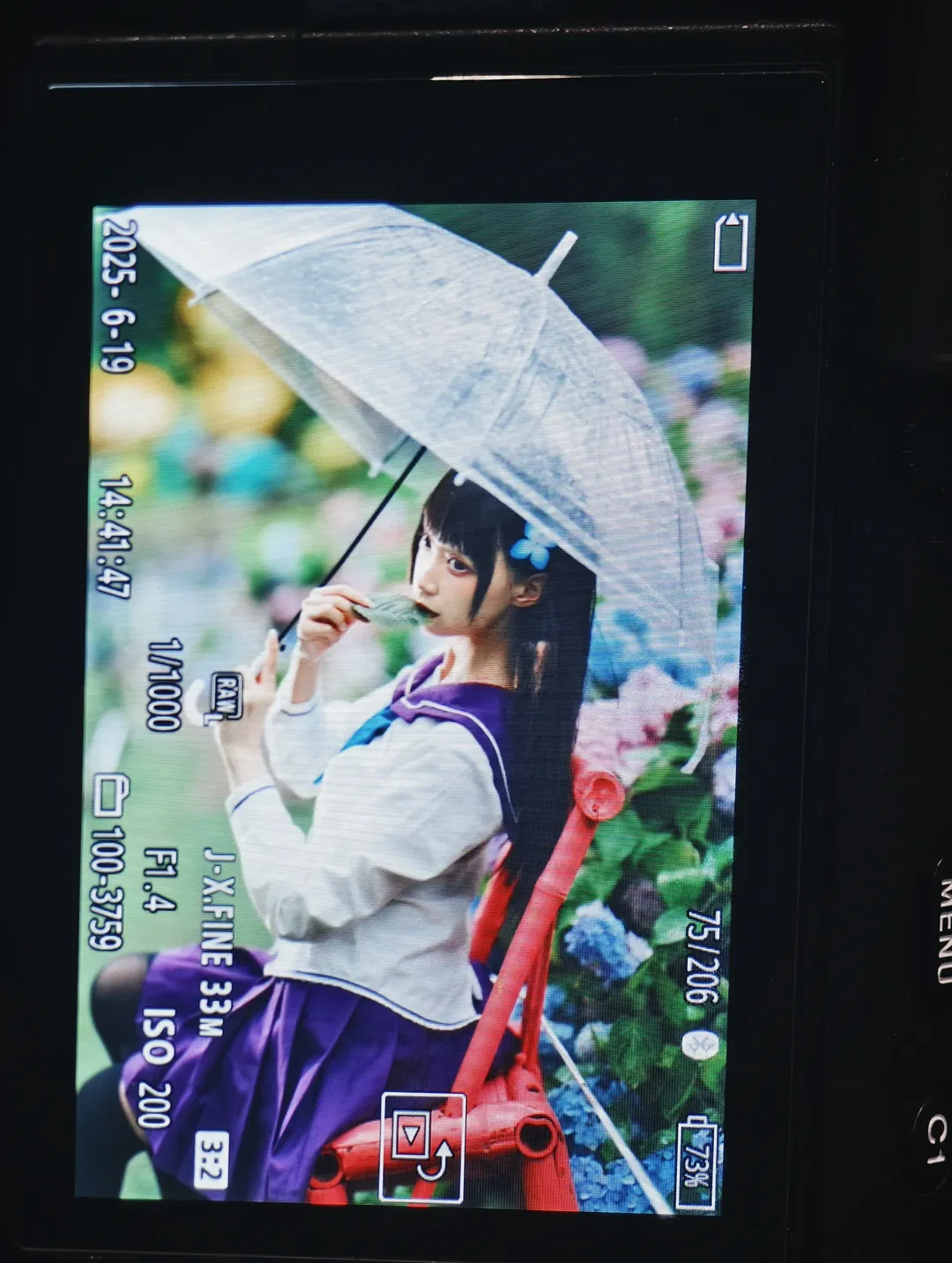 夏日写真, 散华礼弥cos, 散华礼弥, 绣球花海, 雨中氛围感 - 第7张