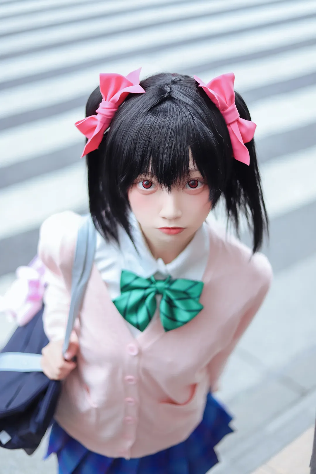 cosplay日常, 矢泽妮可cos, Love Live, 日系校服, 东京街头 - 第2张