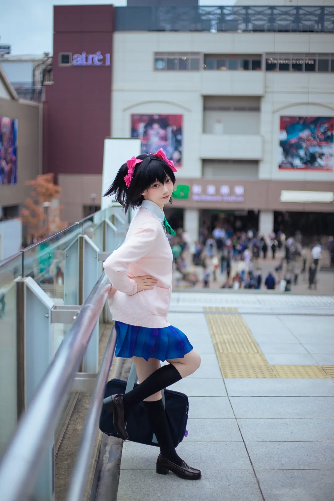 cosplay日常, 矢泽妮可cos, Love Live, 日系校服, 东京街头 - 第6张