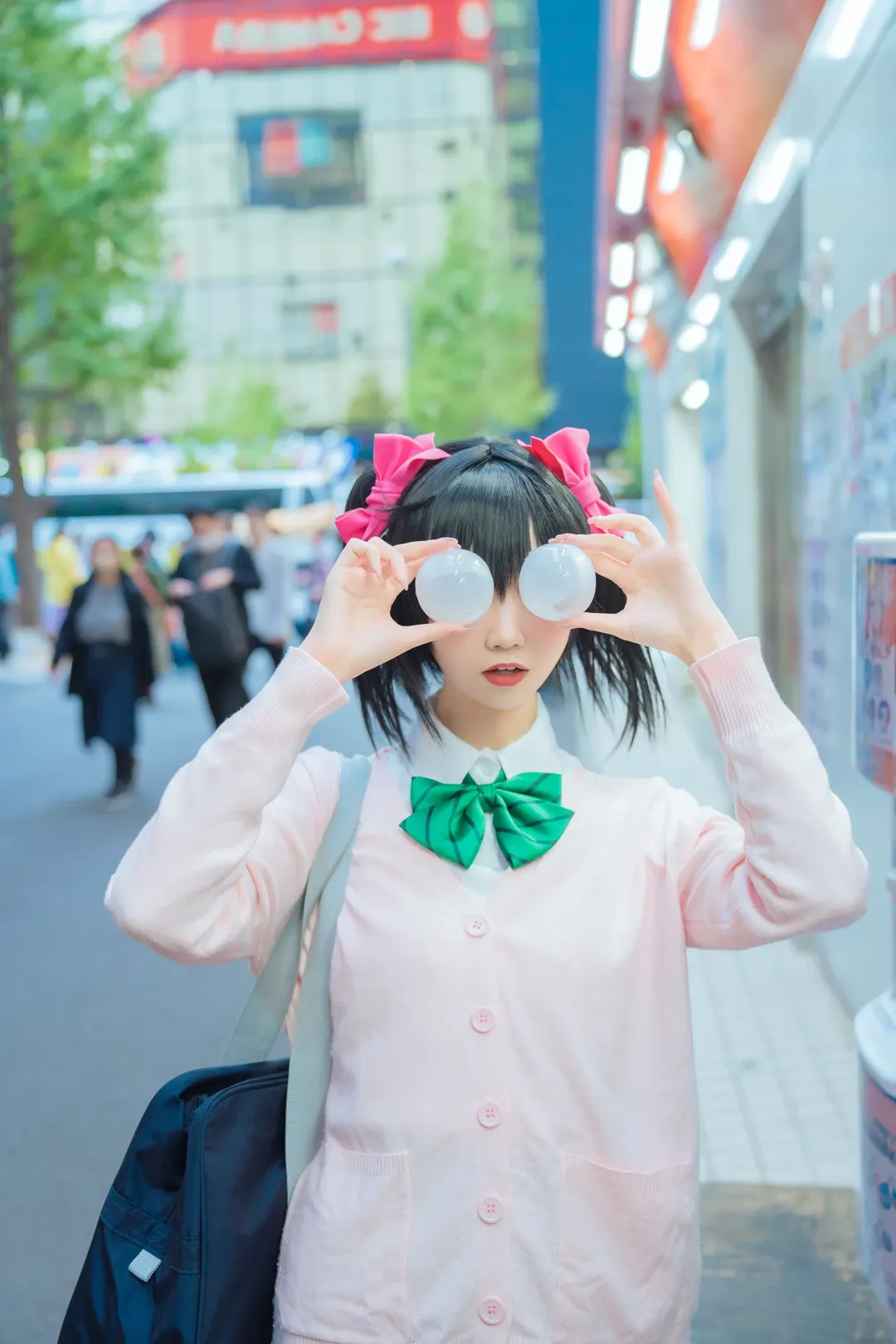JK制服, Love Live!, 二次元穿搭, 矢泽妮可cos, 秋叶原外景 - 第1张