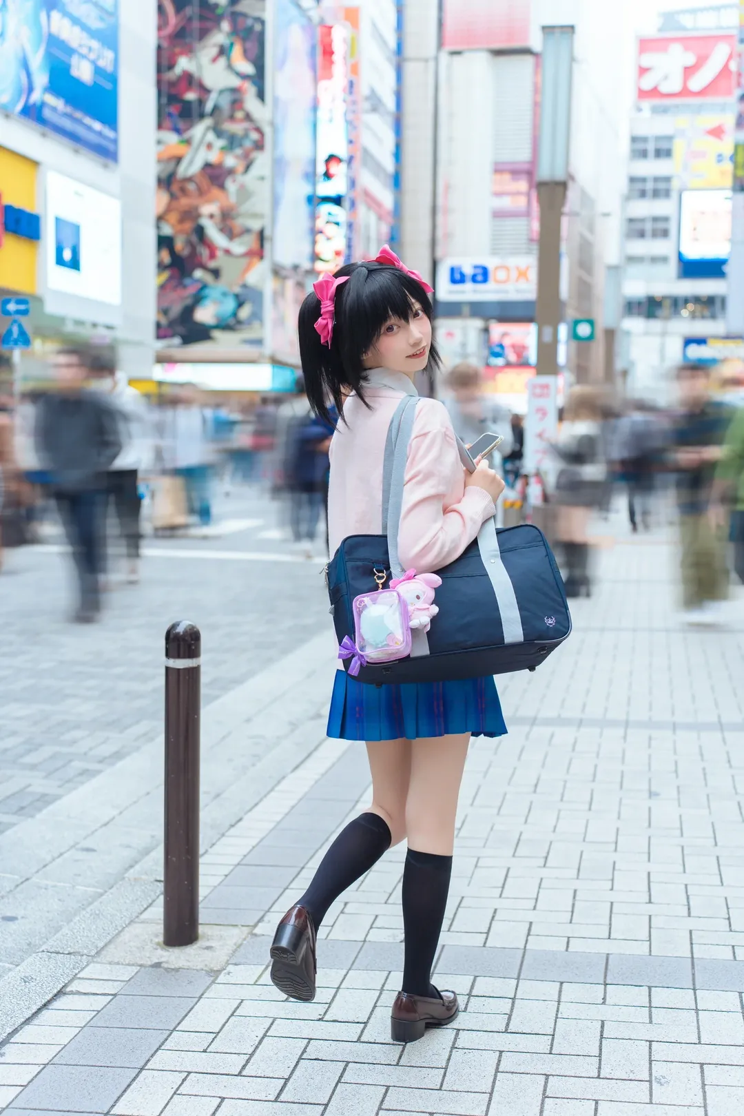 JK制服, Love Live!, 二次元穿搭, 矢泽妮可cos, 秋叶原外景 - 第10张