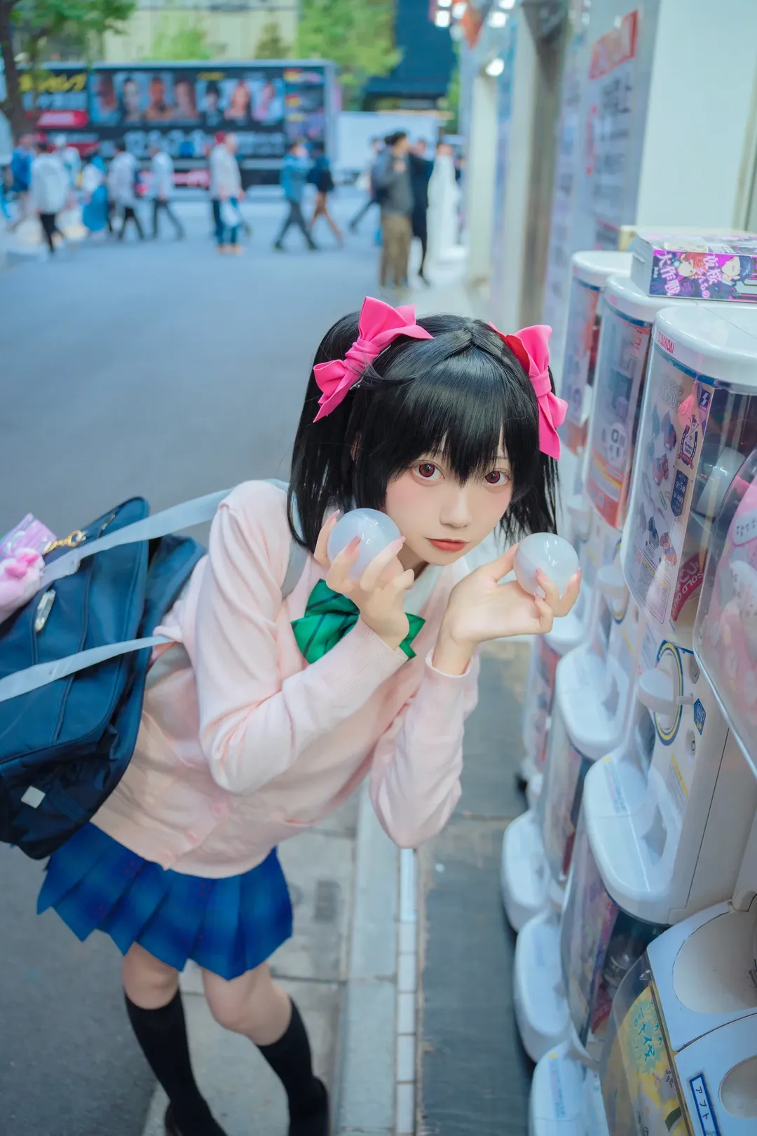 JK制服, Love Live!, 二次元穿搭, 矢泽妮可cos, 秋叶原外景 - 第15张