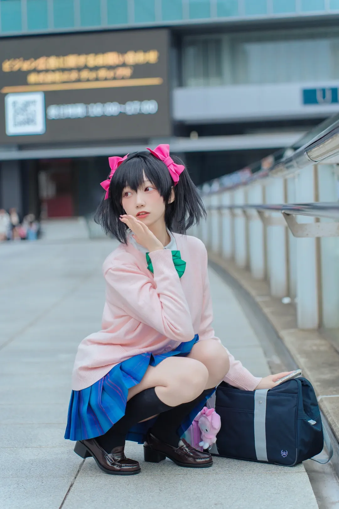 JK制服, Love Live!, 二次元穿搭, 矢泽妮可cos, 秋叶原外景 - 第6张