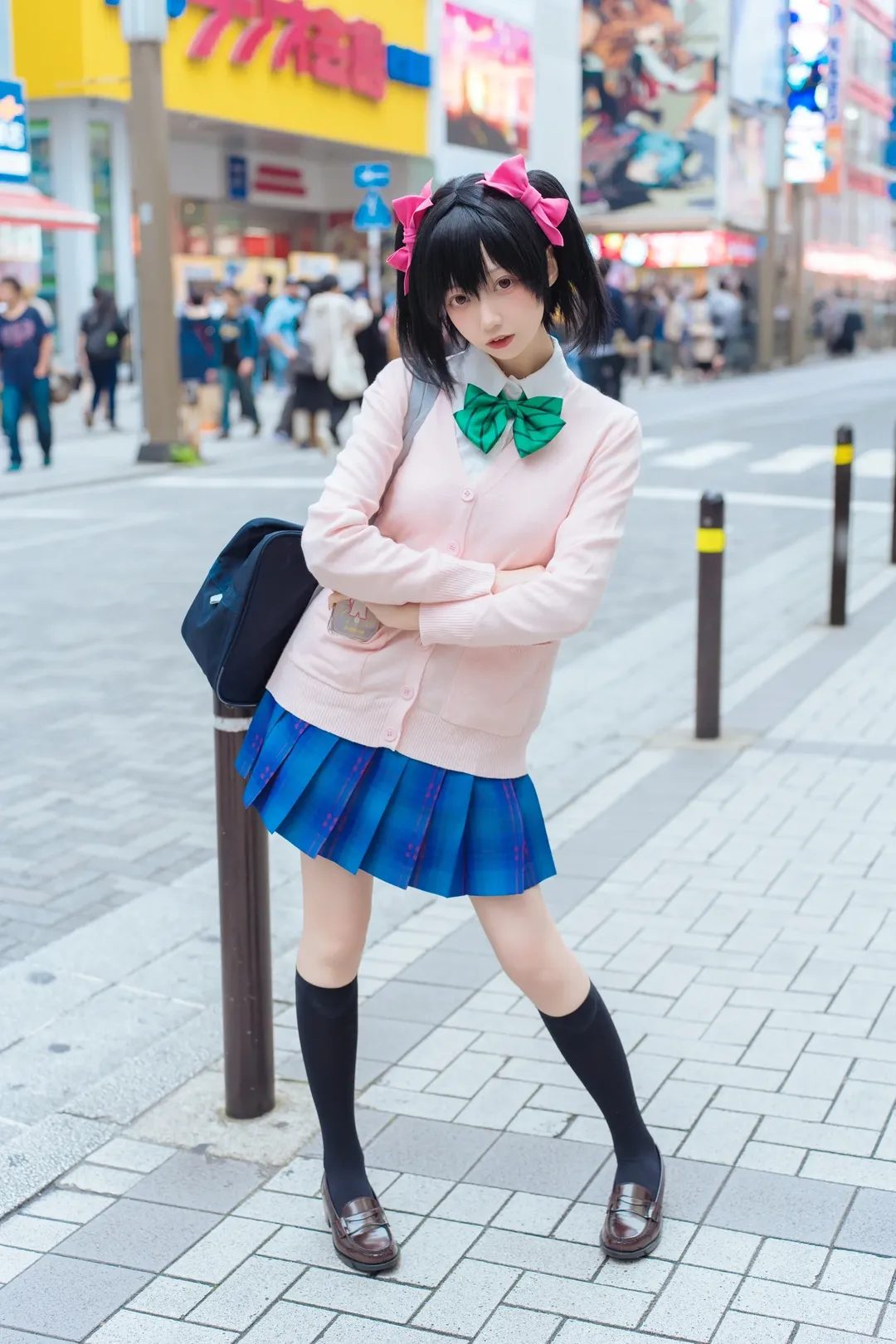 JK制服, Love Live!, 二次元穿搭, 矢泽妮可cos, 秋叶原外景 - 第8张