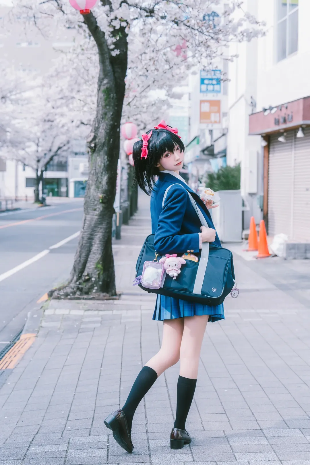 ラブライブ!, 矢澤にこ コスプレ, 桜の季節のコスプレ, 学園アイドル, 日系JKストリートスナップ - 2枚目