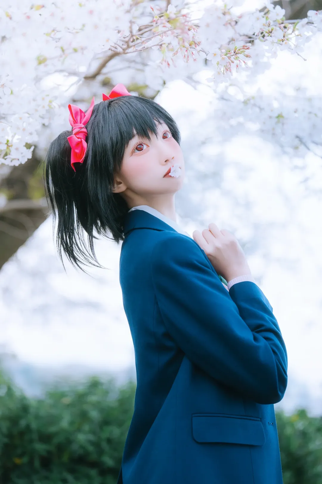 ラブライブ!, 矢澤にこ コスプレ, 桜の季節のコスプレ, 学園アイドル, 日系JKストリートスナップ - 5枚目