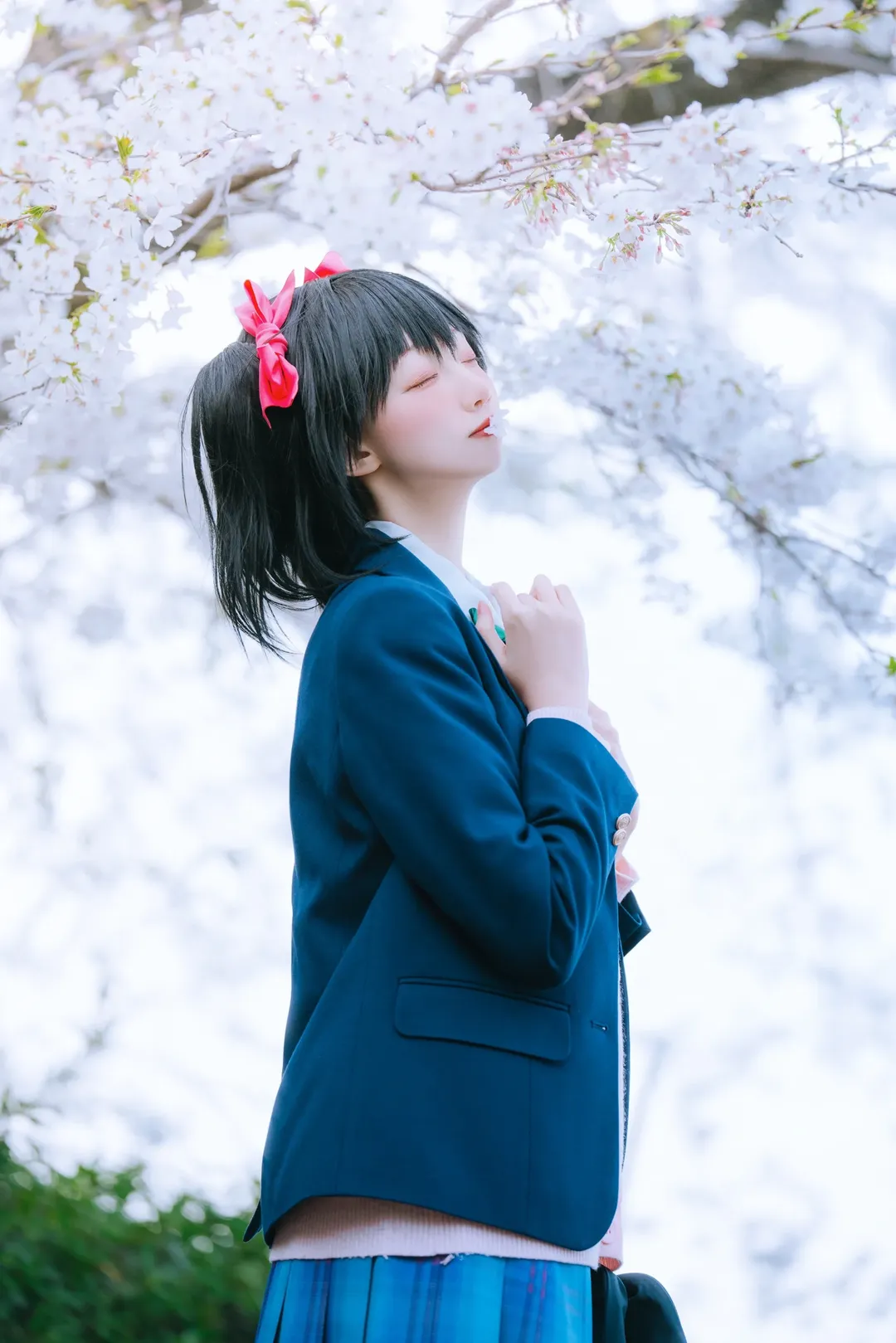 ラブライブ!, 矢澤にこ コスプレ, 桜の季節のコスプレ, 学園アイドル, 日系JKストリートスナップ - 6枚目