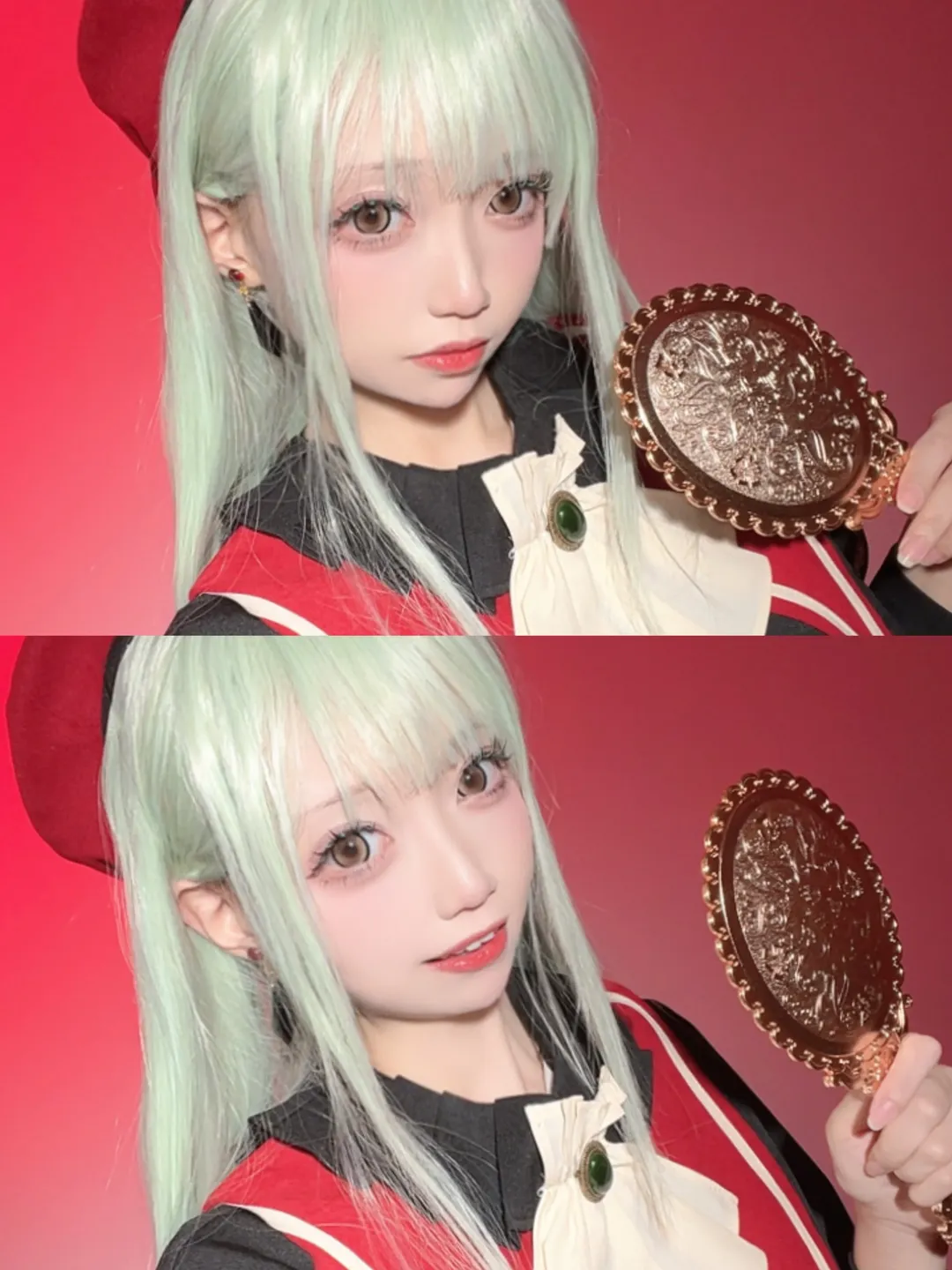 cosplay, 若叶睦cos, 颂乐人偶, 假发美瞳, 自拍分享 - 第1张