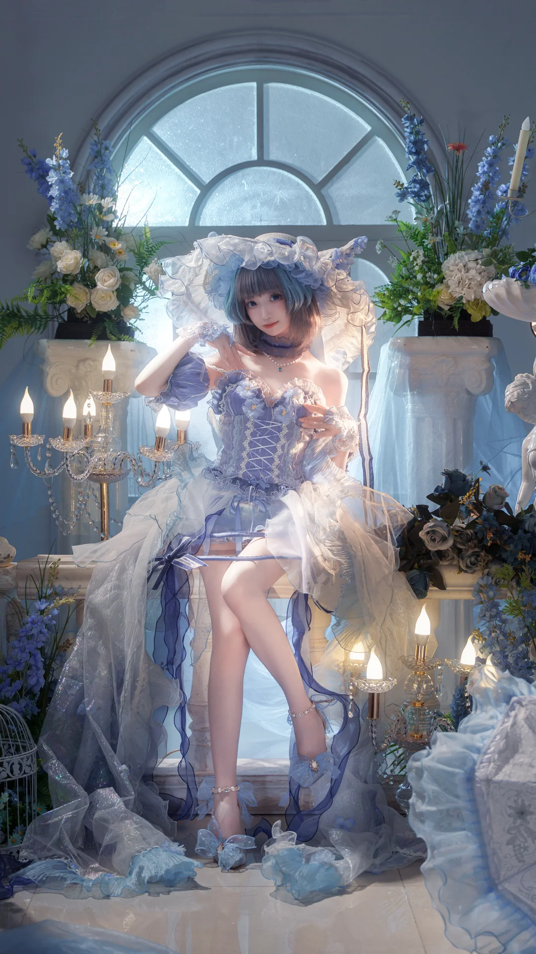二次元少女, 碧蓝航线, cosplay摄影, 碧蓝航线柴郡cos, 梦幻系写真