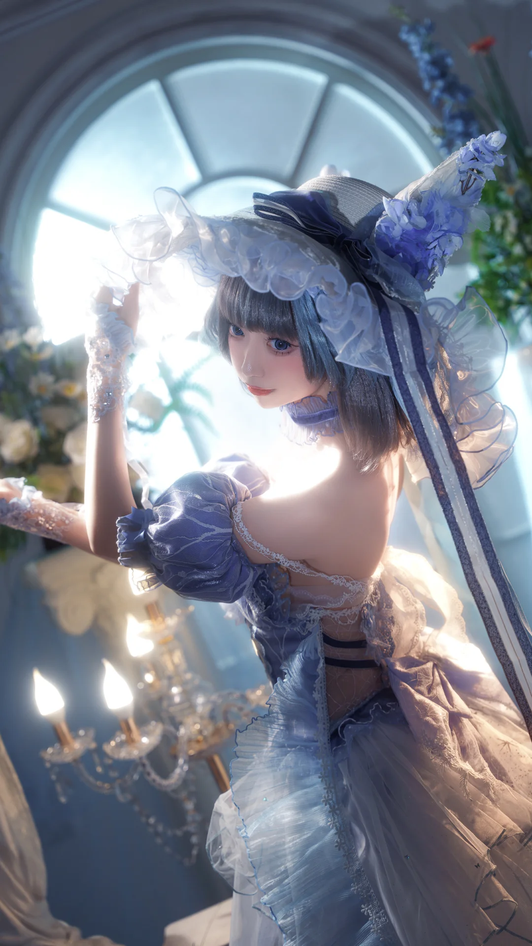 2次元少女, アズールレーン, コスプレ撮影, アズールレーン チェシャー コスプレ, 幻想的な写真 - 7枚目